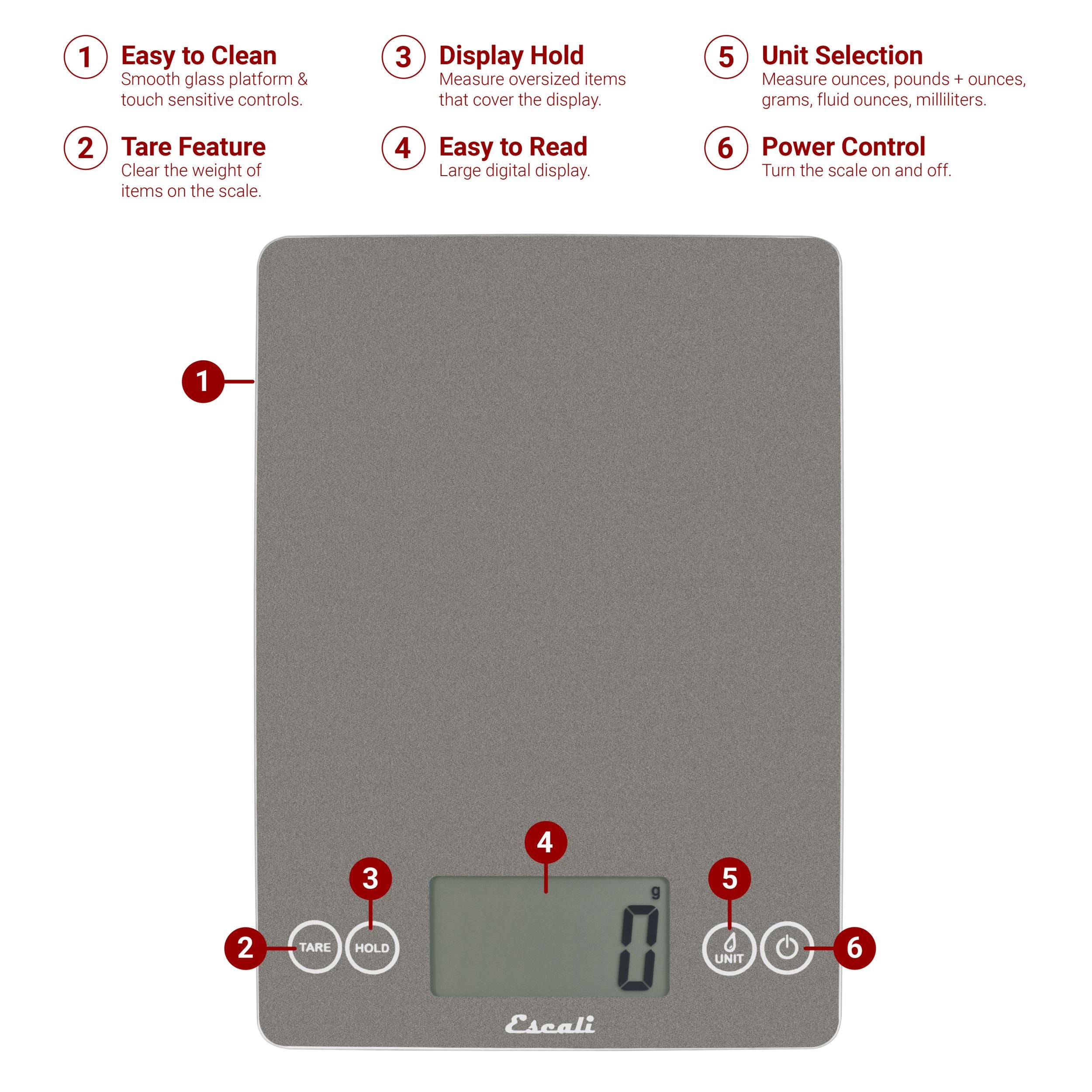 Arti Glass Kitchen Scale - Image 14