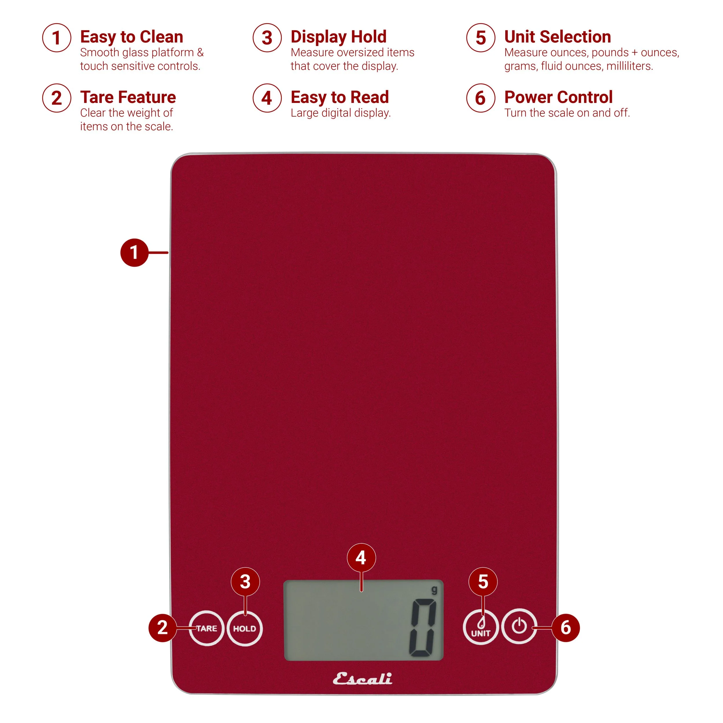 Arti Glass Kitchen Scale - Image 20