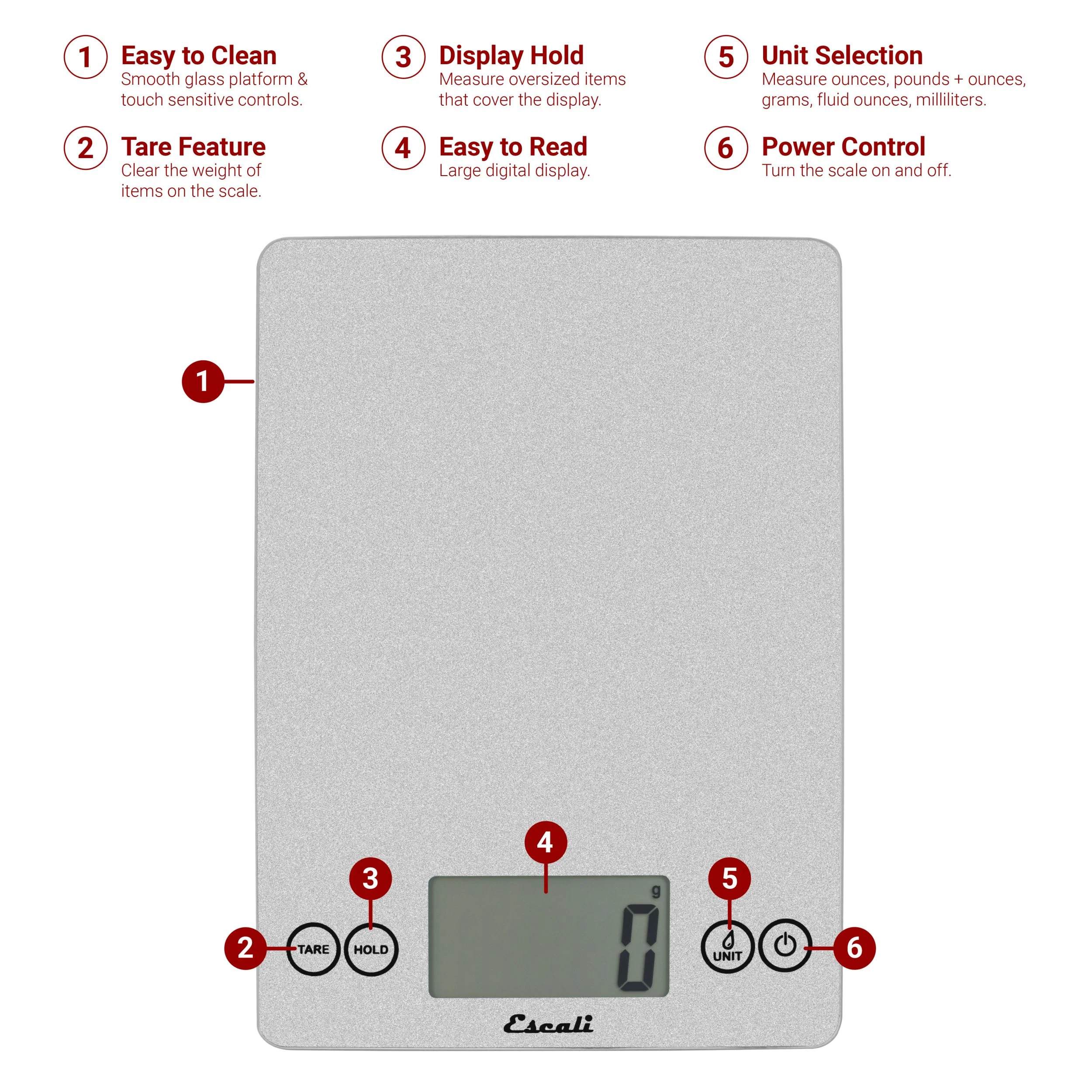 Arti Glass Kitchen Scale - Image 27