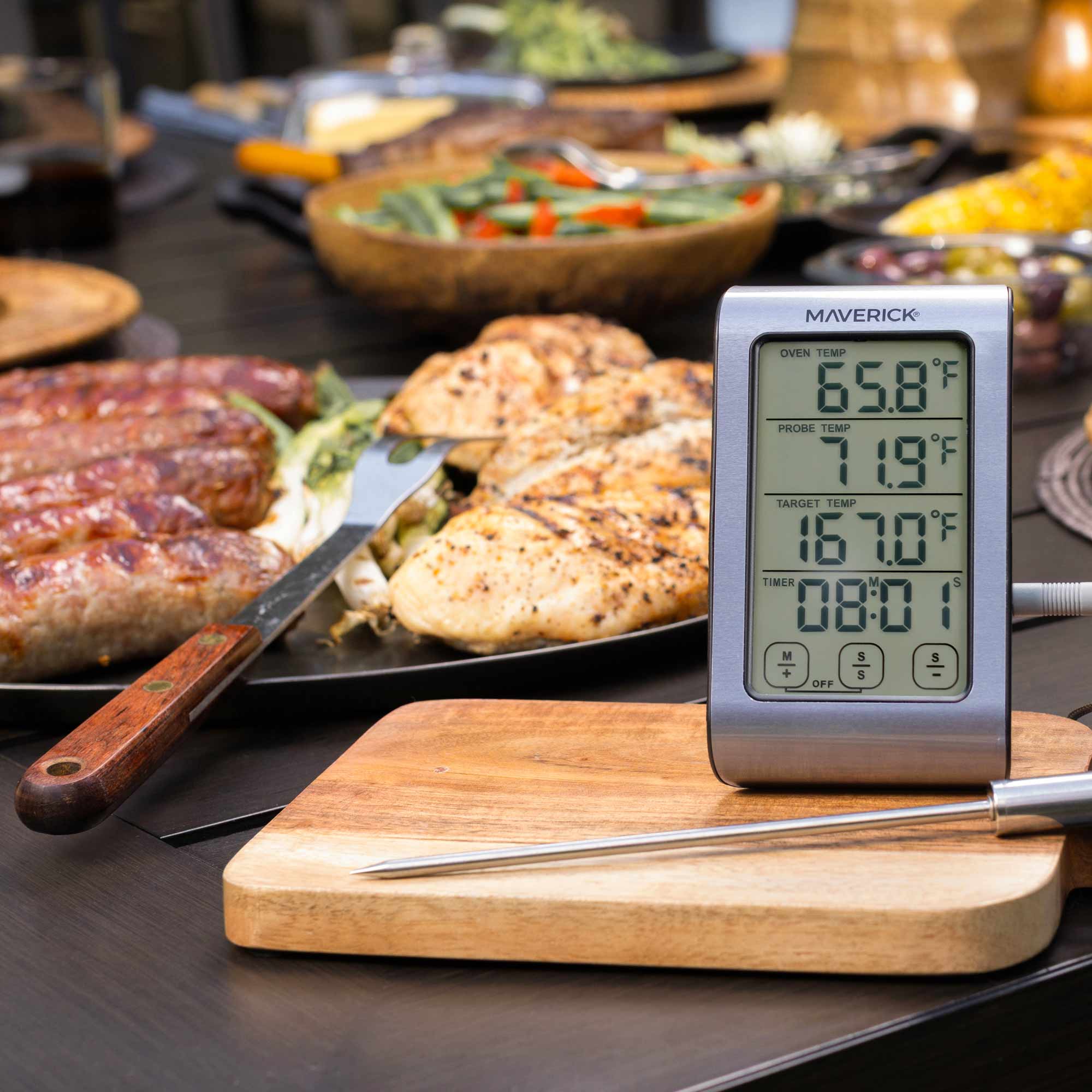 Dual Sensor Touch Screen Oven & Meat Thermometer - Image 4