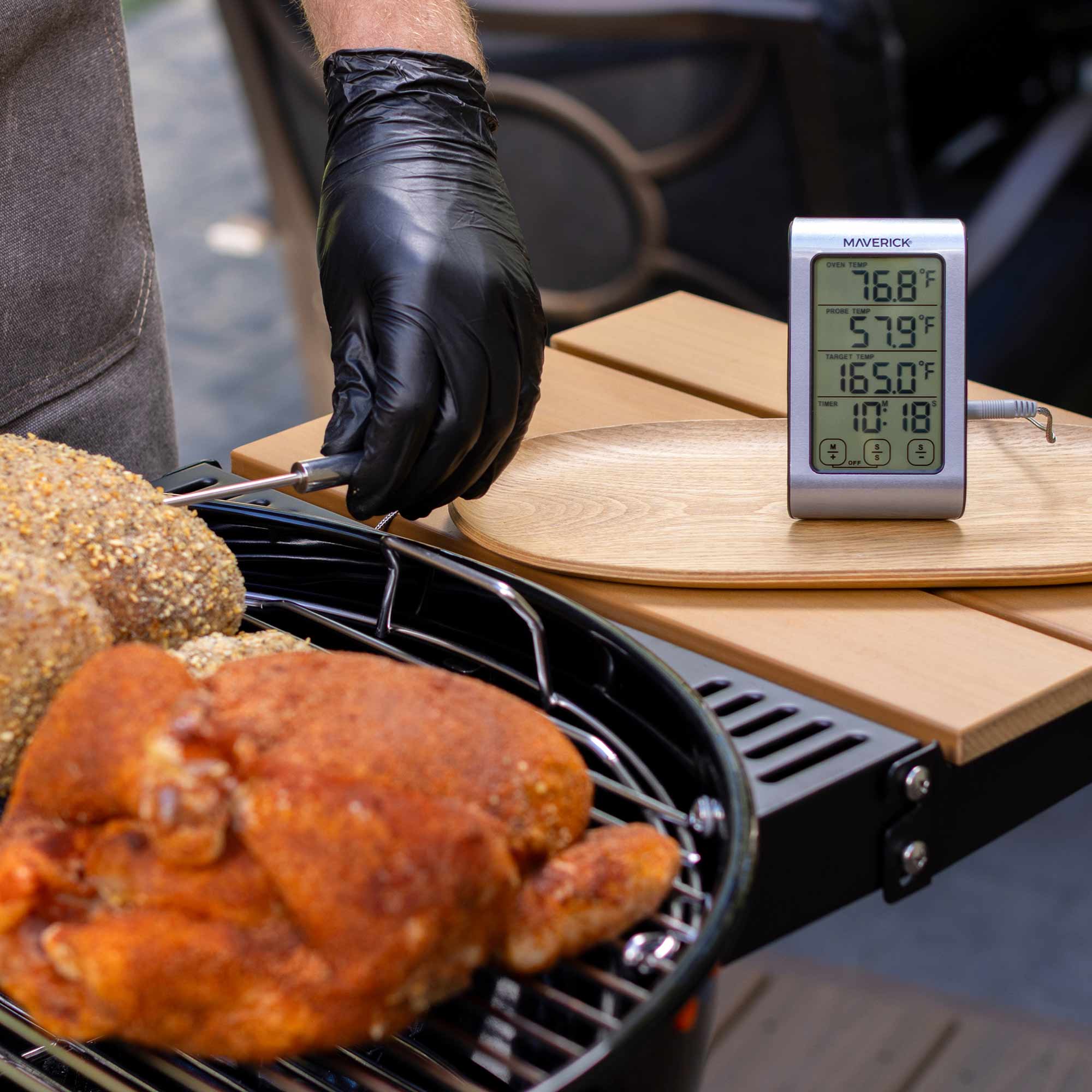Dual Sensor Touch Screen Oven & Meat Thermometer - Image 5