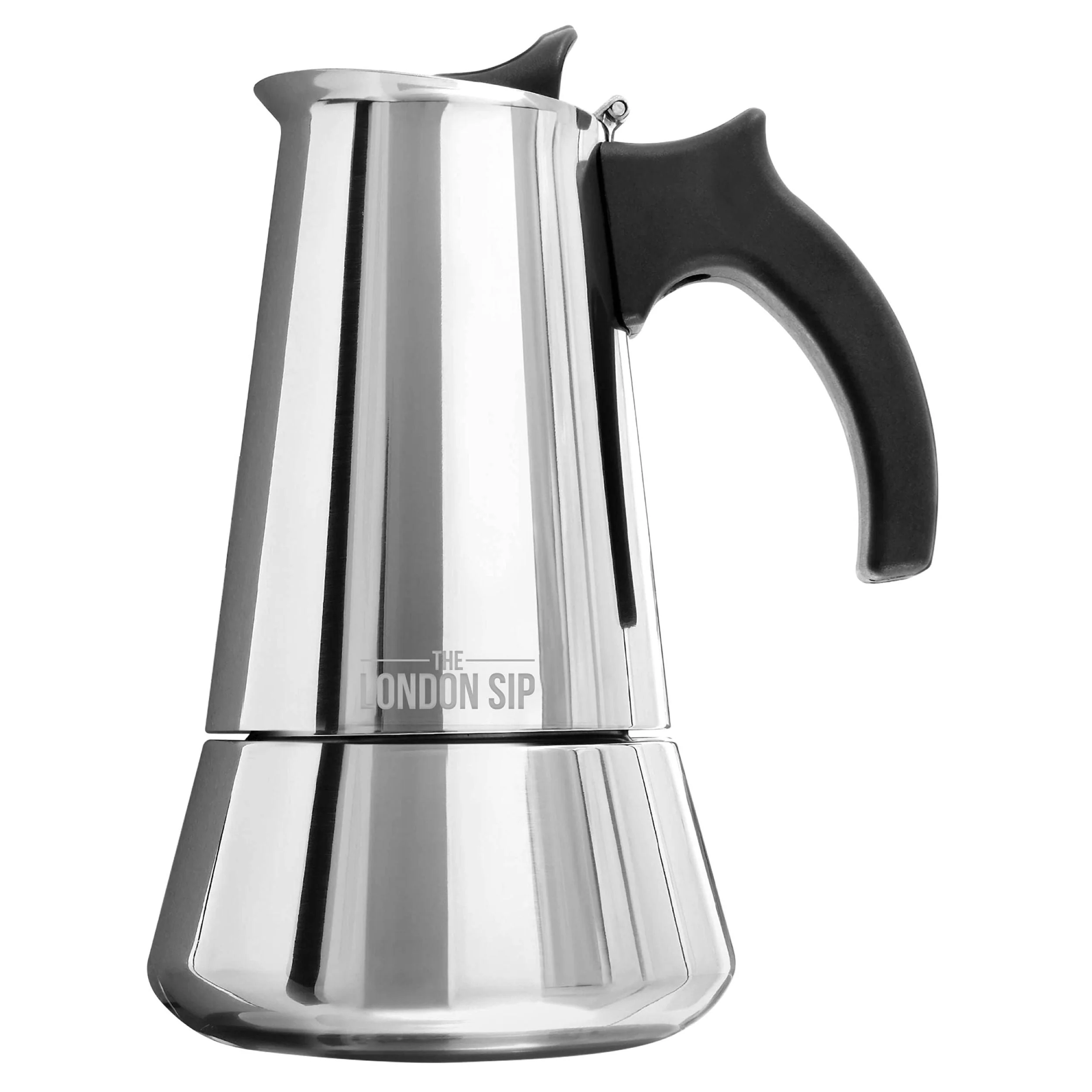 Espresso Maker & Coffee Spoon Bundle, 10 Cup, Silver (EM10S, CS230) - Image 9