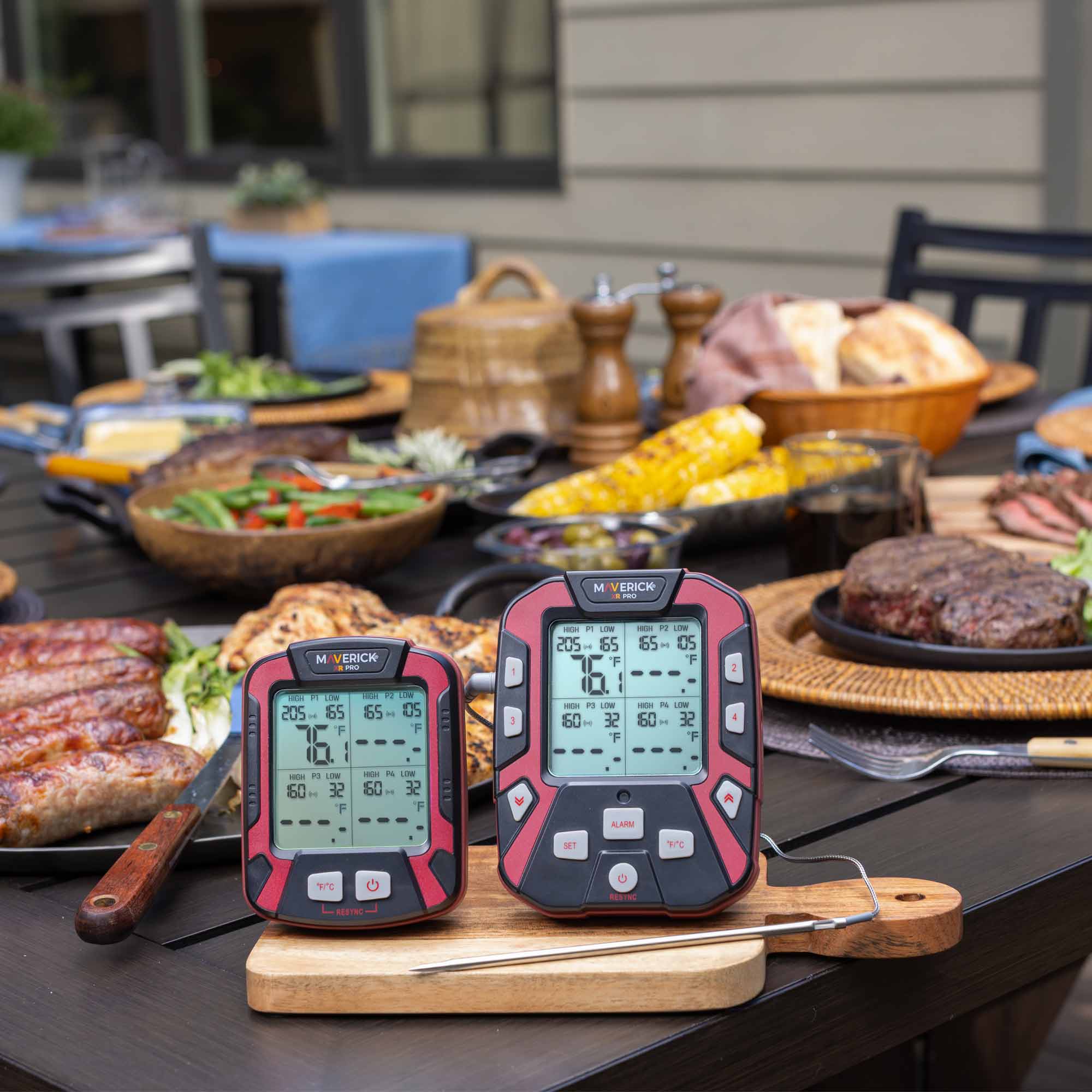 Extended Range Professional Wireless Thermometer, Four Probe - Image 4