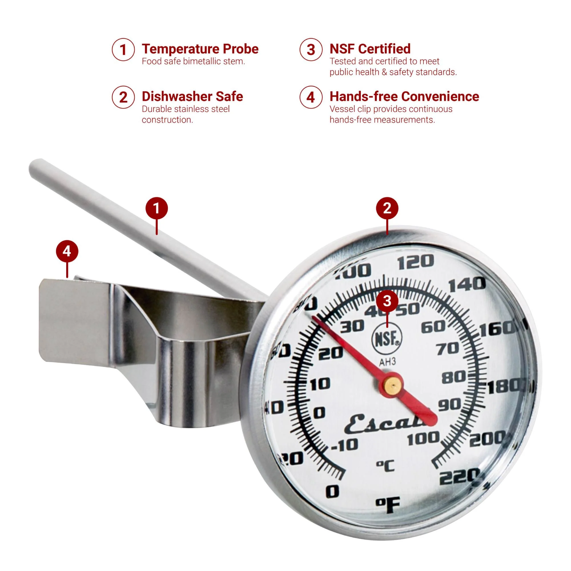 Instant Read Large Dial Thermometer - Image 2