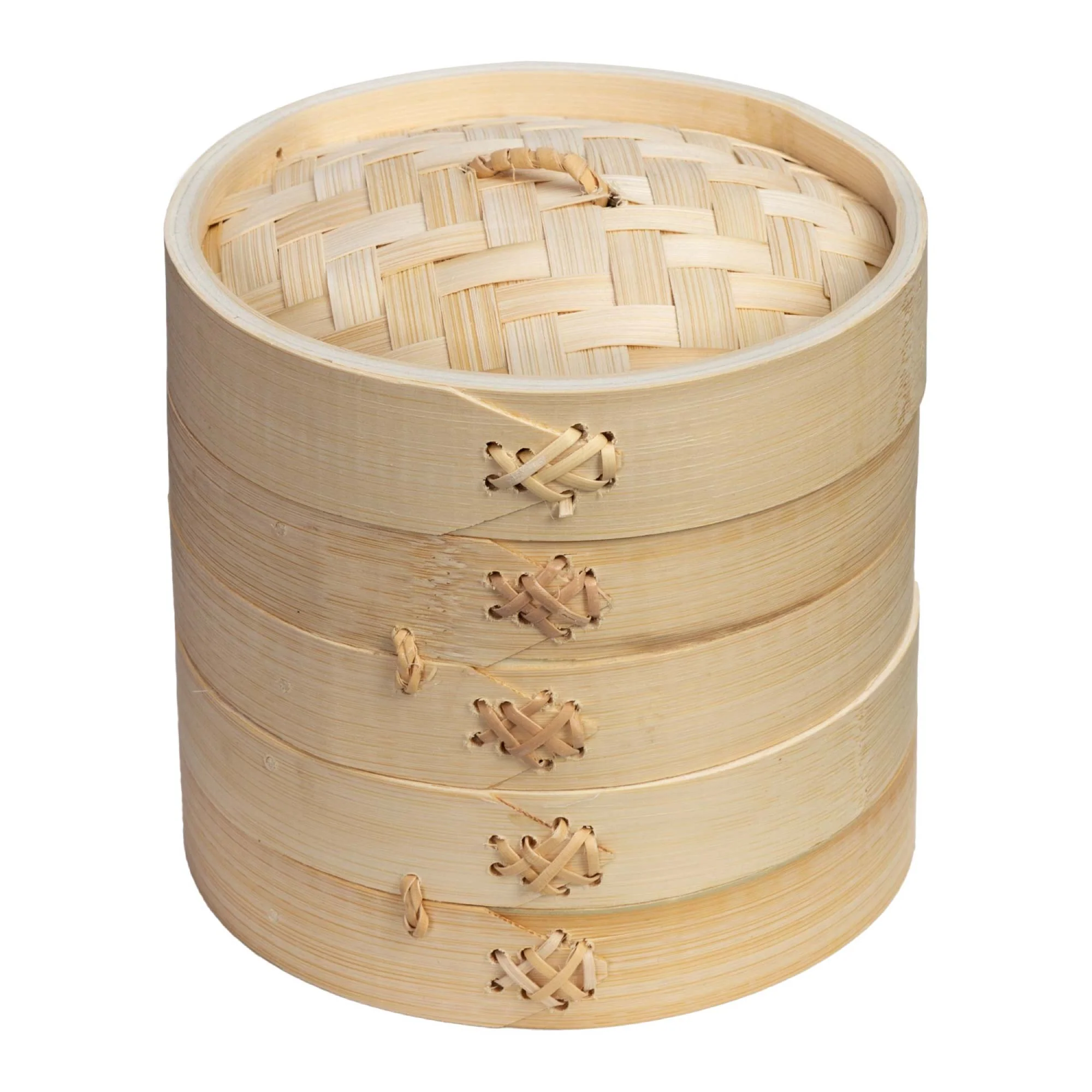 2-Tier Bamboo Steamer Baskets, 6-Inch - Image 7