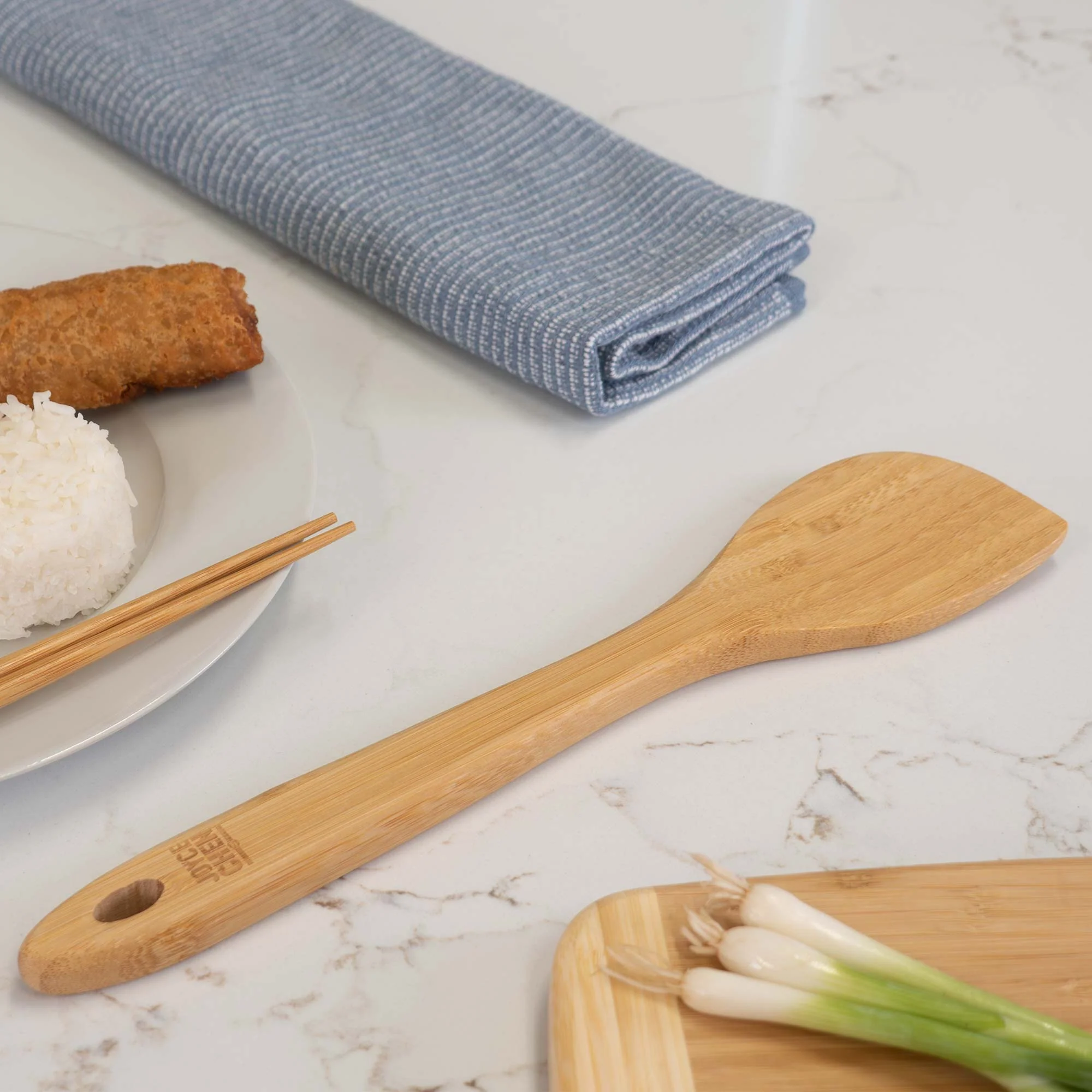 Burnished Bamboo Wok Spatula, 13-Inch - Image 5