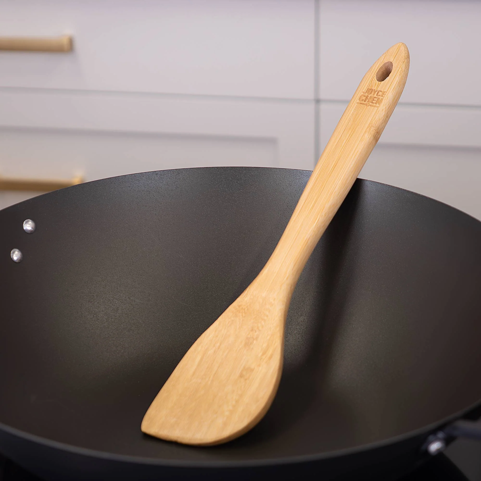 Burnished Bamboo Wok Spatula, 13-Inch - Image 6