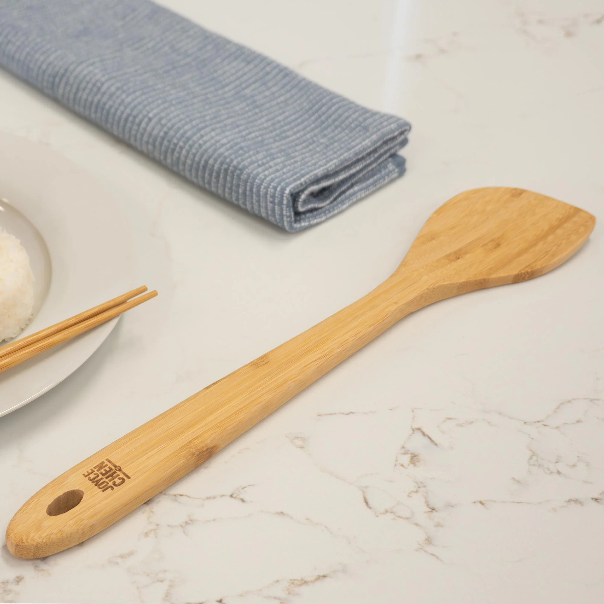 Burnished Bamboo Wok Spatula, 15-Inch - Image 5