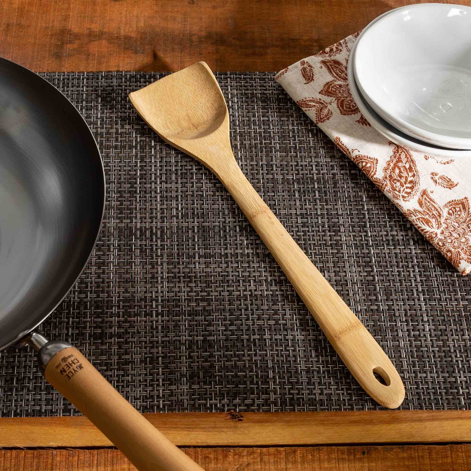 Burnished Bamboo Stir Fry Spatula, 14-Inch - Image 3
