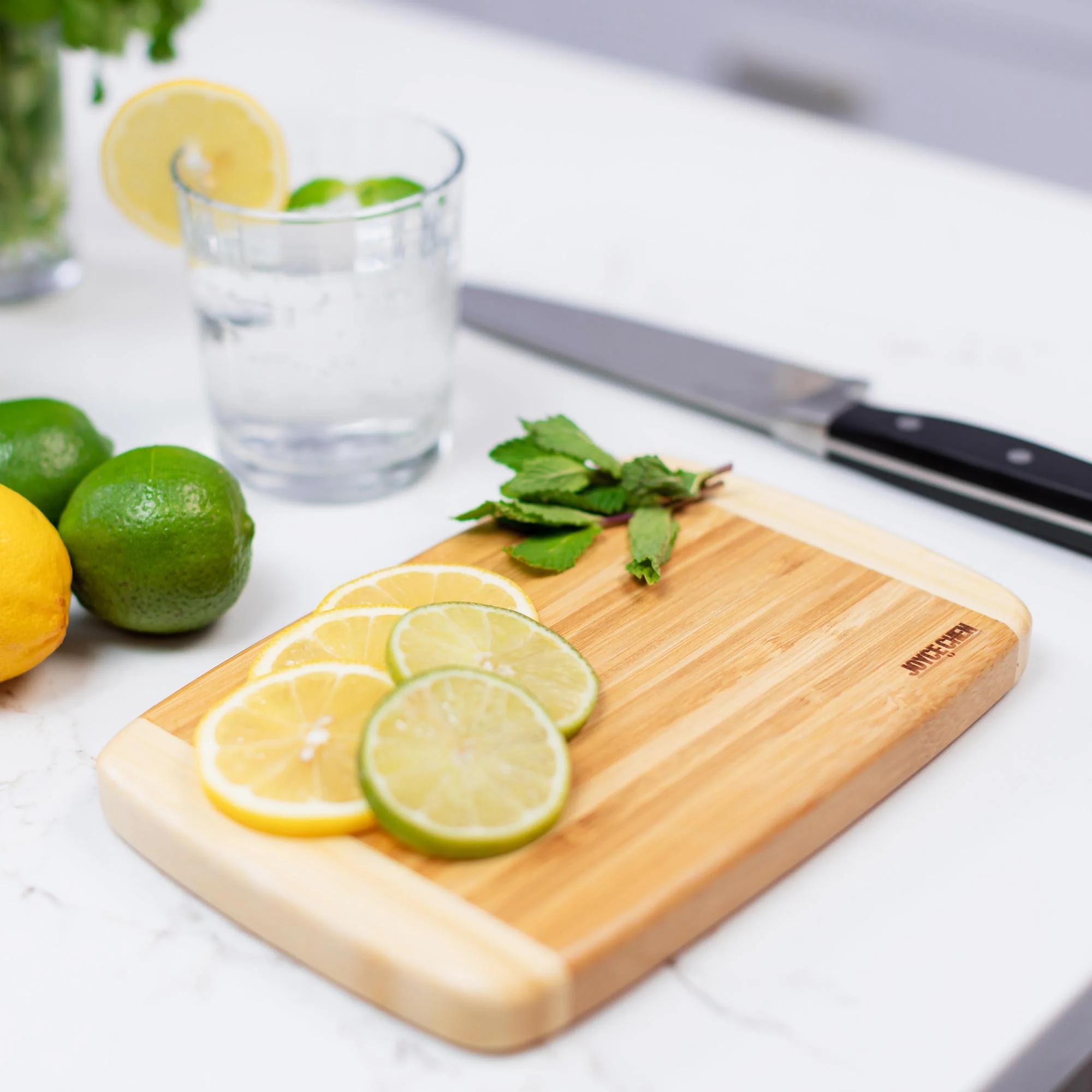 Small Burnished Bamboo Cutting Board, 6x9 Inches - Image 3