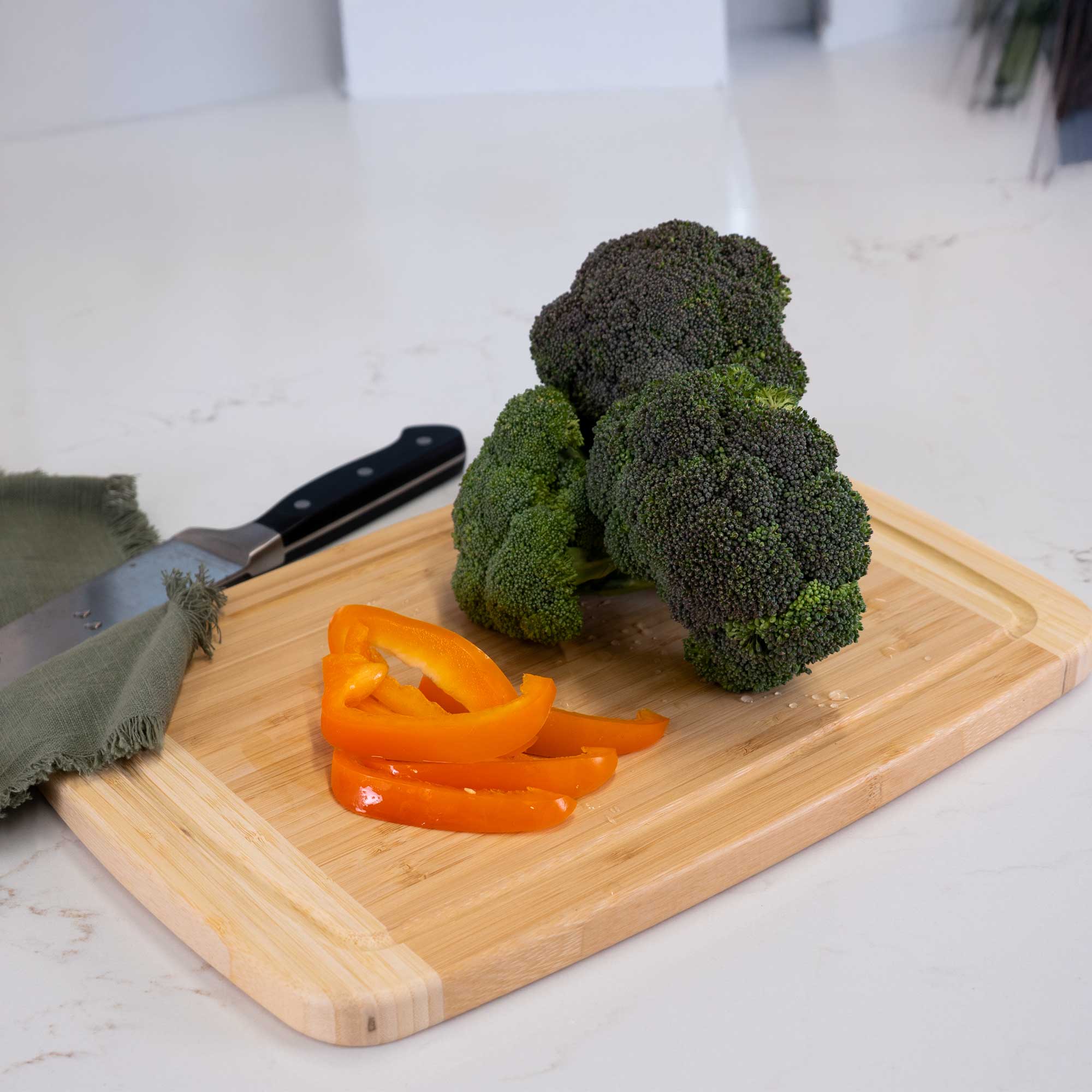 Large Burnished Bamboo Cutting Board, 10x15-Inch - Image 6