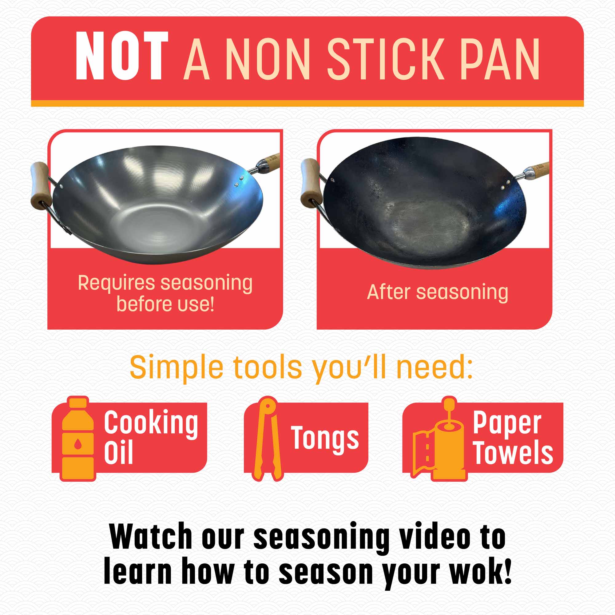 Classic Series 9.5-Inch Carbon Steel Preseasoned Stir Fry Pan - Image 7