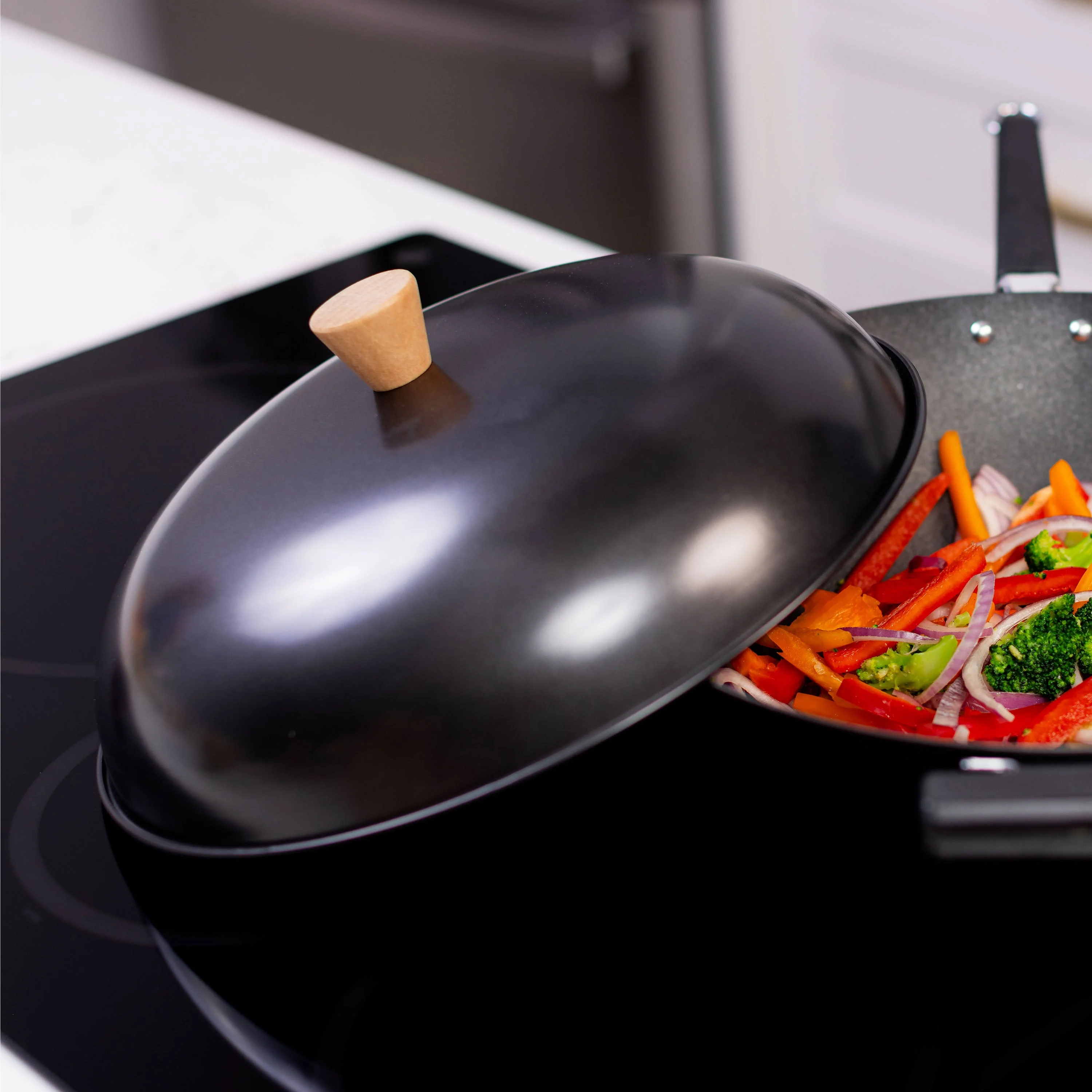 Professional Series Nonstick 14" Wok Bundle, 5 piece - Image 7