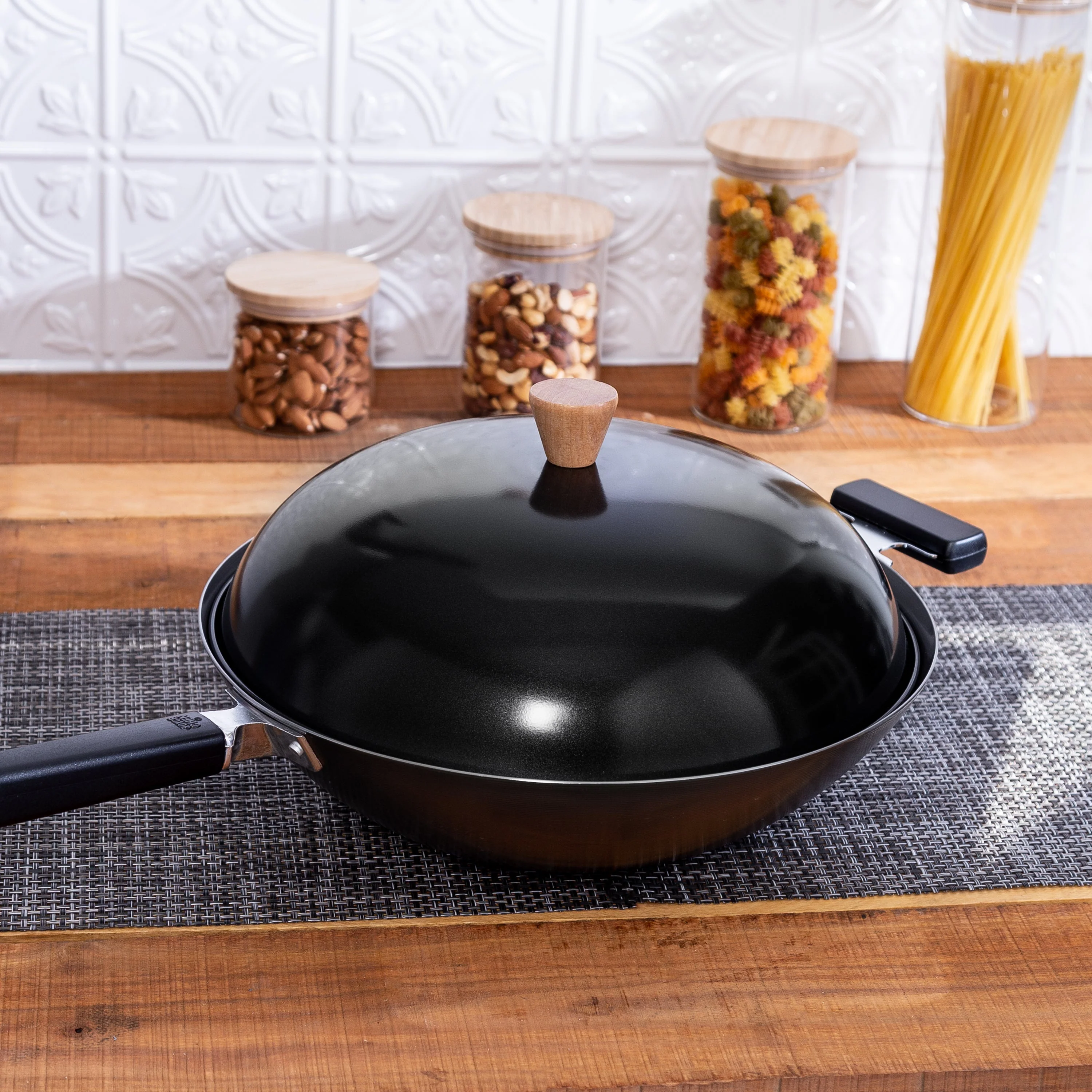 Professional Series Uncoated 14" Wok Bundle, 12 piece - Image 5