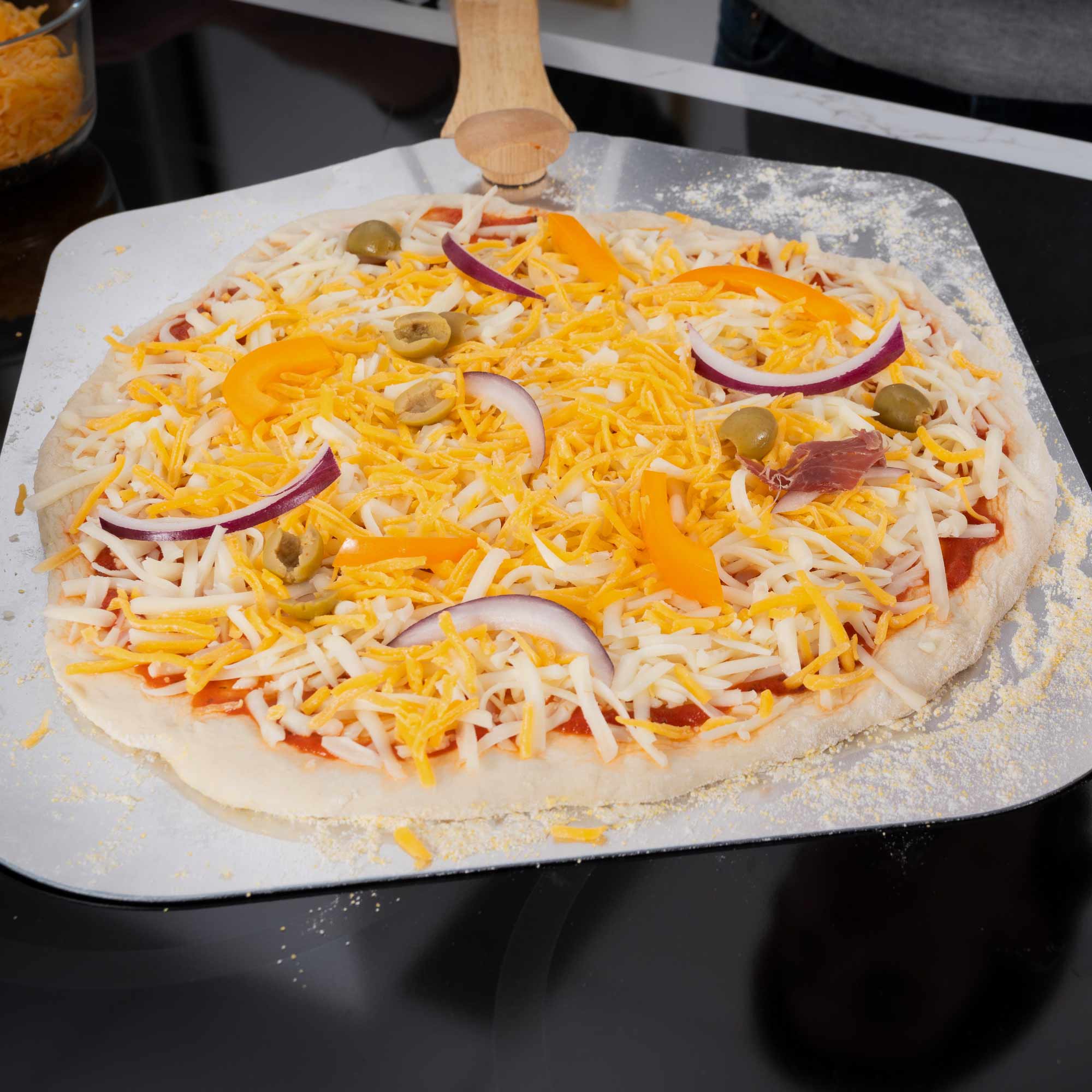 Pizza Peel with Folding Handle, 12x14-Inch - Image 5