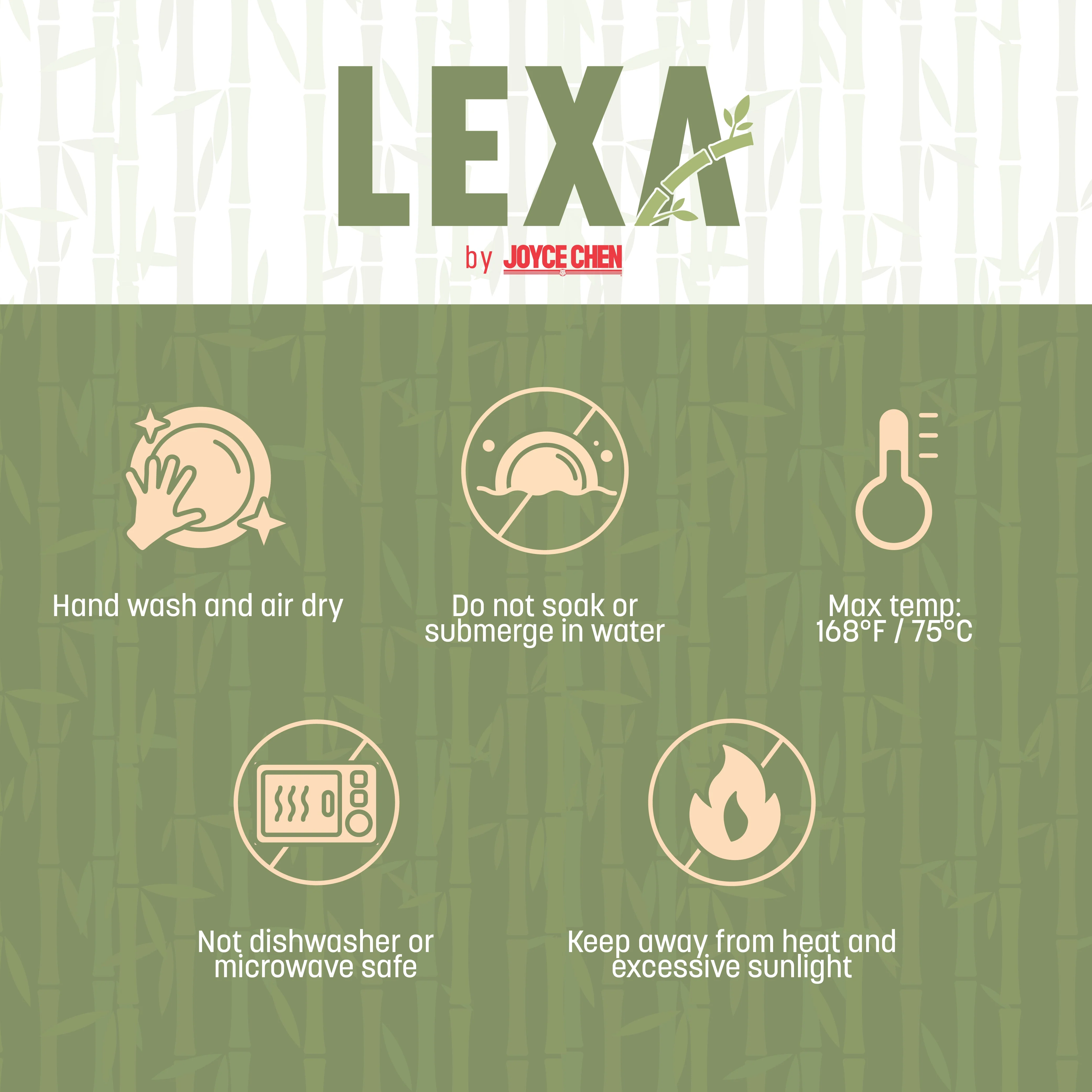 Lexa Bamboo 3-Piece Bowl Set, 12, 10, 8 Inch - Image 9