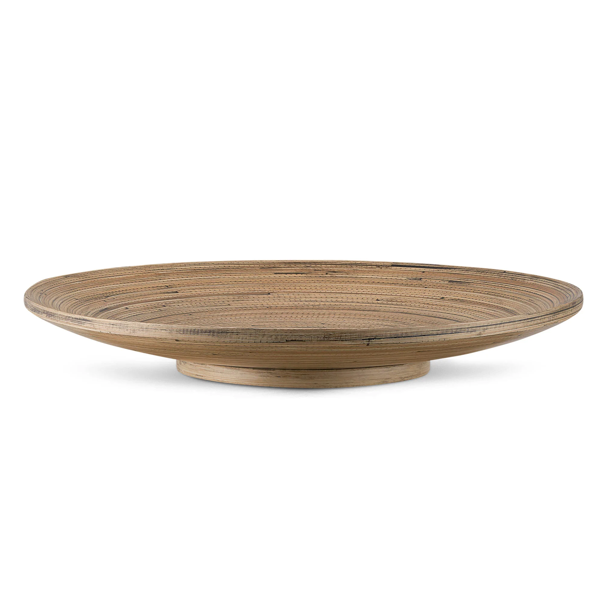 Lexa Bamboo Footed Plate, 12 Inch - Image 7