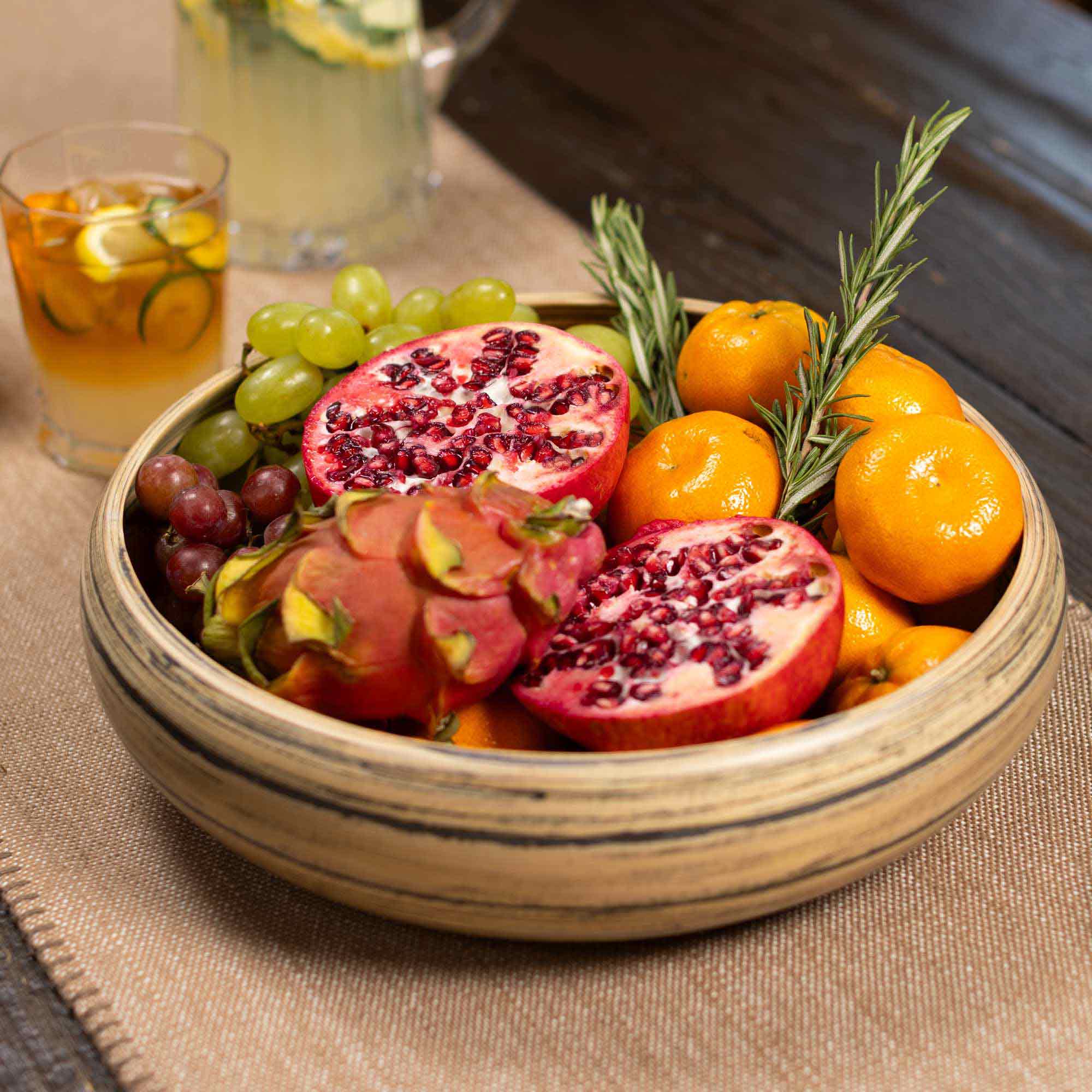 Lexa Bamboo Fruit Bowl, 12 Inch - Image 10