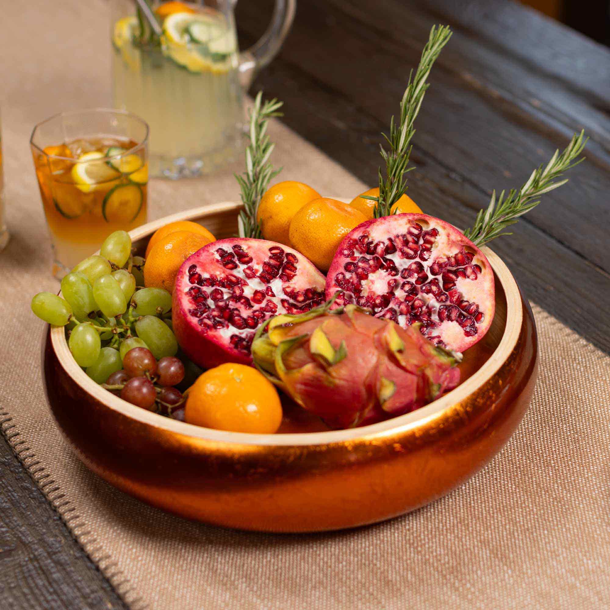 Lexa Bamboo Fruit Bowl, 12 Inch - Image 16