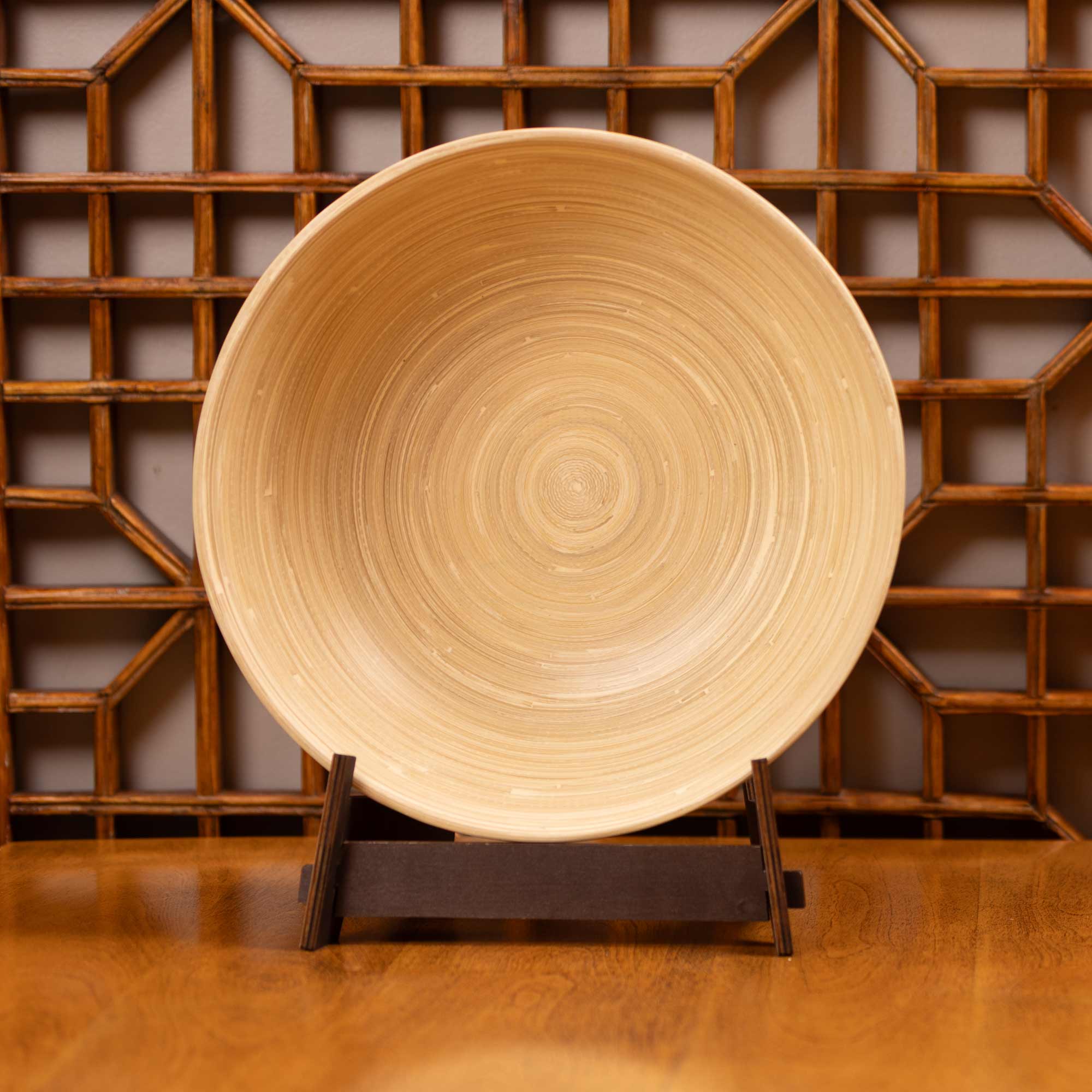 Lexa Bamboo Salad Bowl, 12 Inch - Image 3
