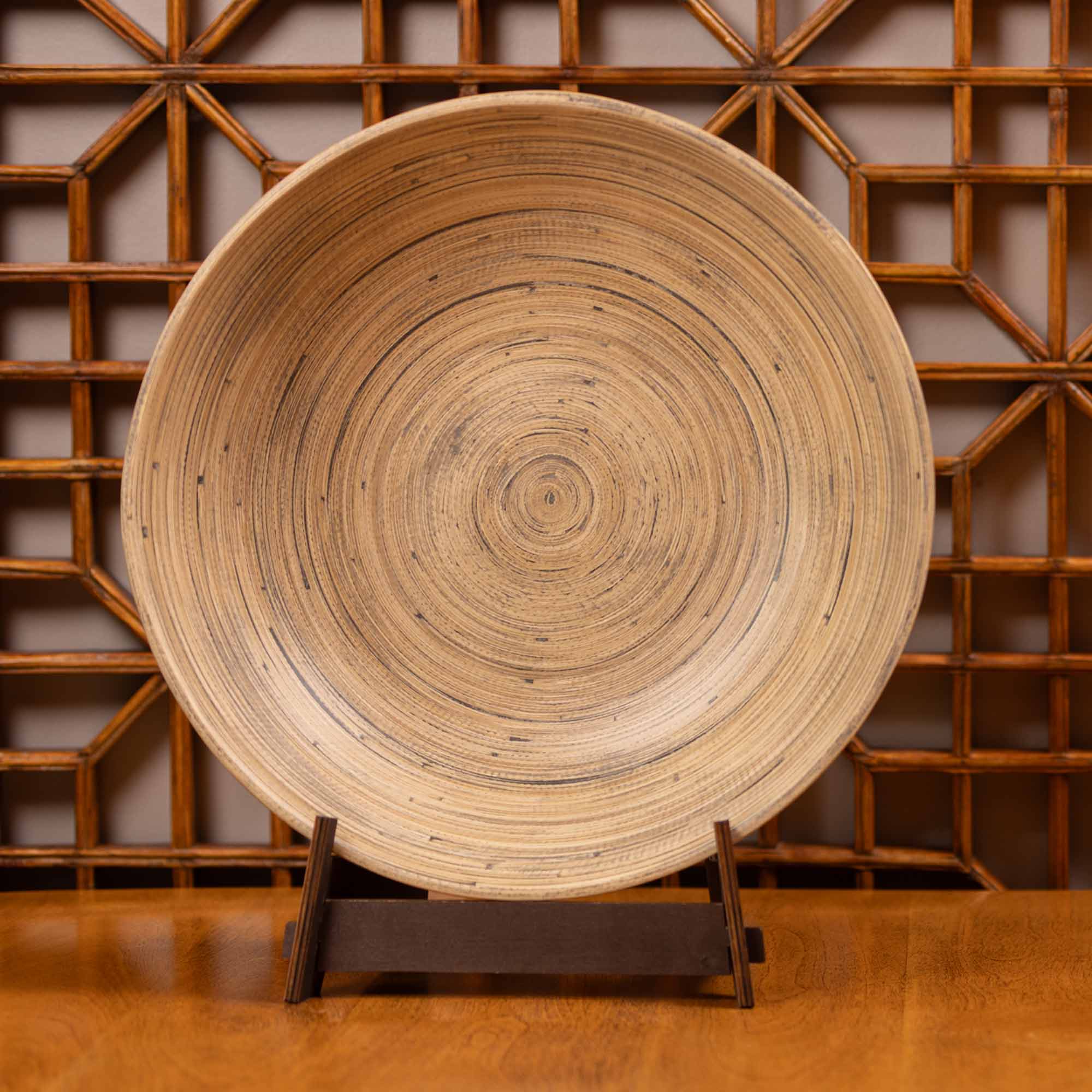 Lexa Bamboo Salad Bowl, 14 Inch - Image 11