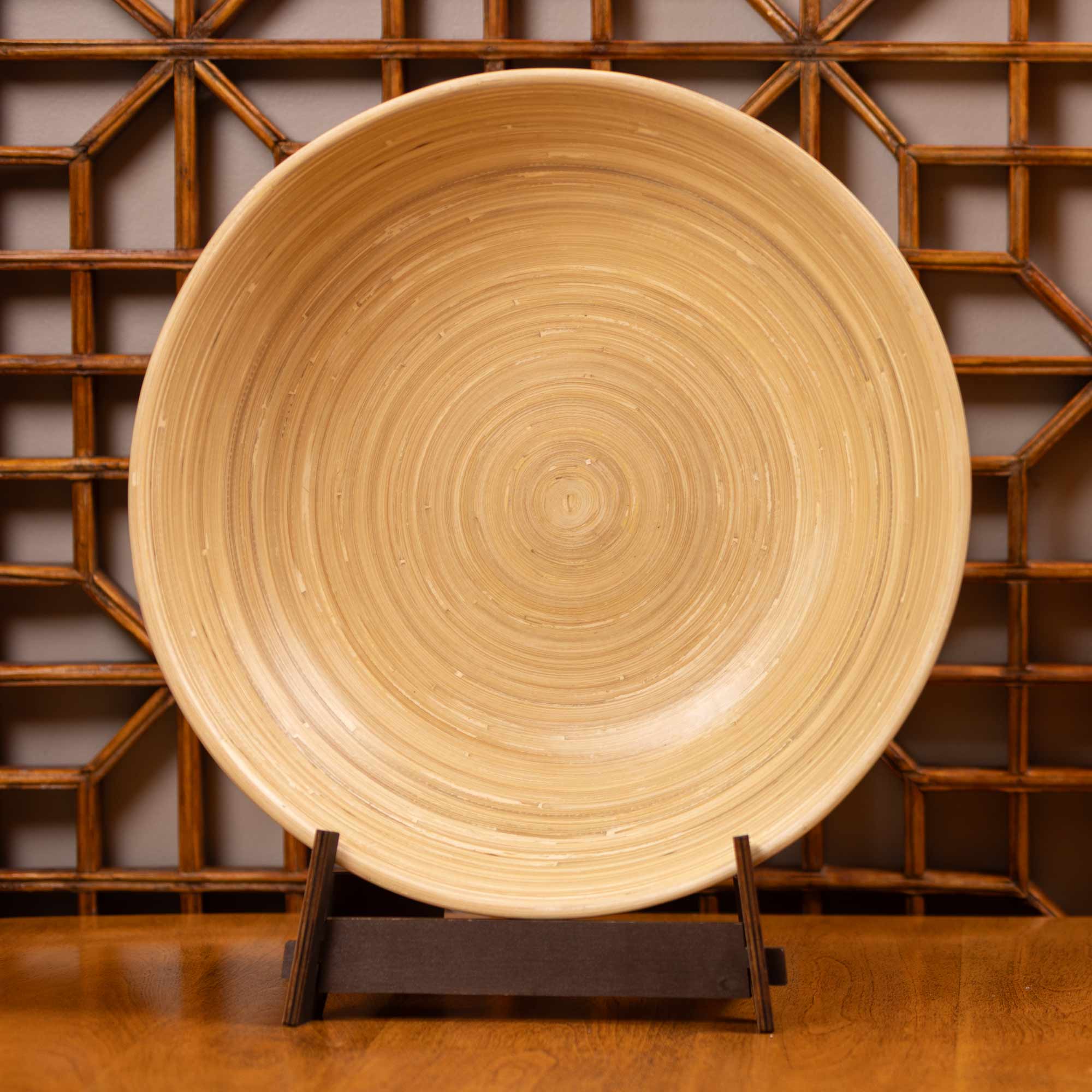 Lexa Bamboo Salad Bowl, 14 Inch - Image 4