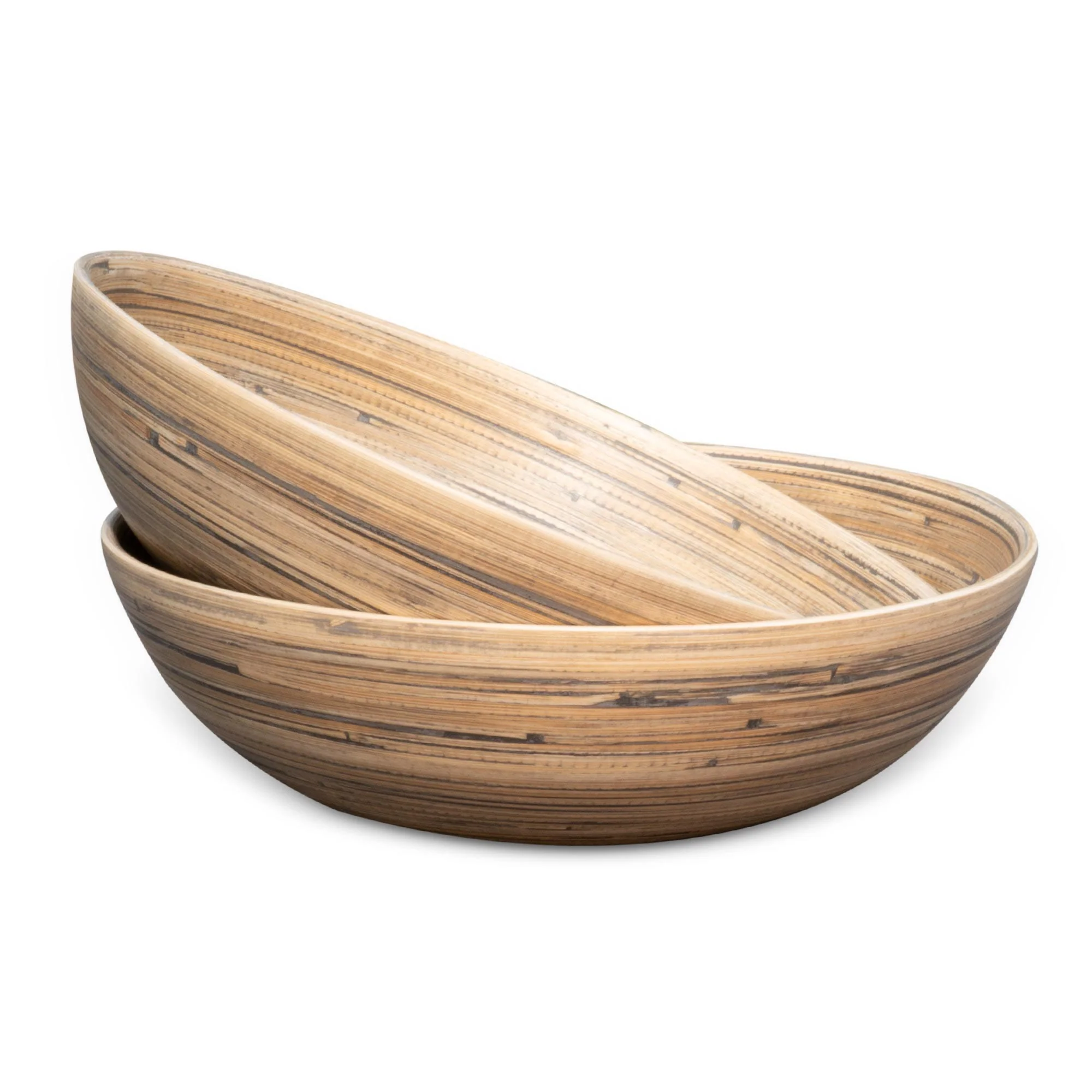Lexa Bamboo Salad Bowl Set, 12 Inch - Image 13