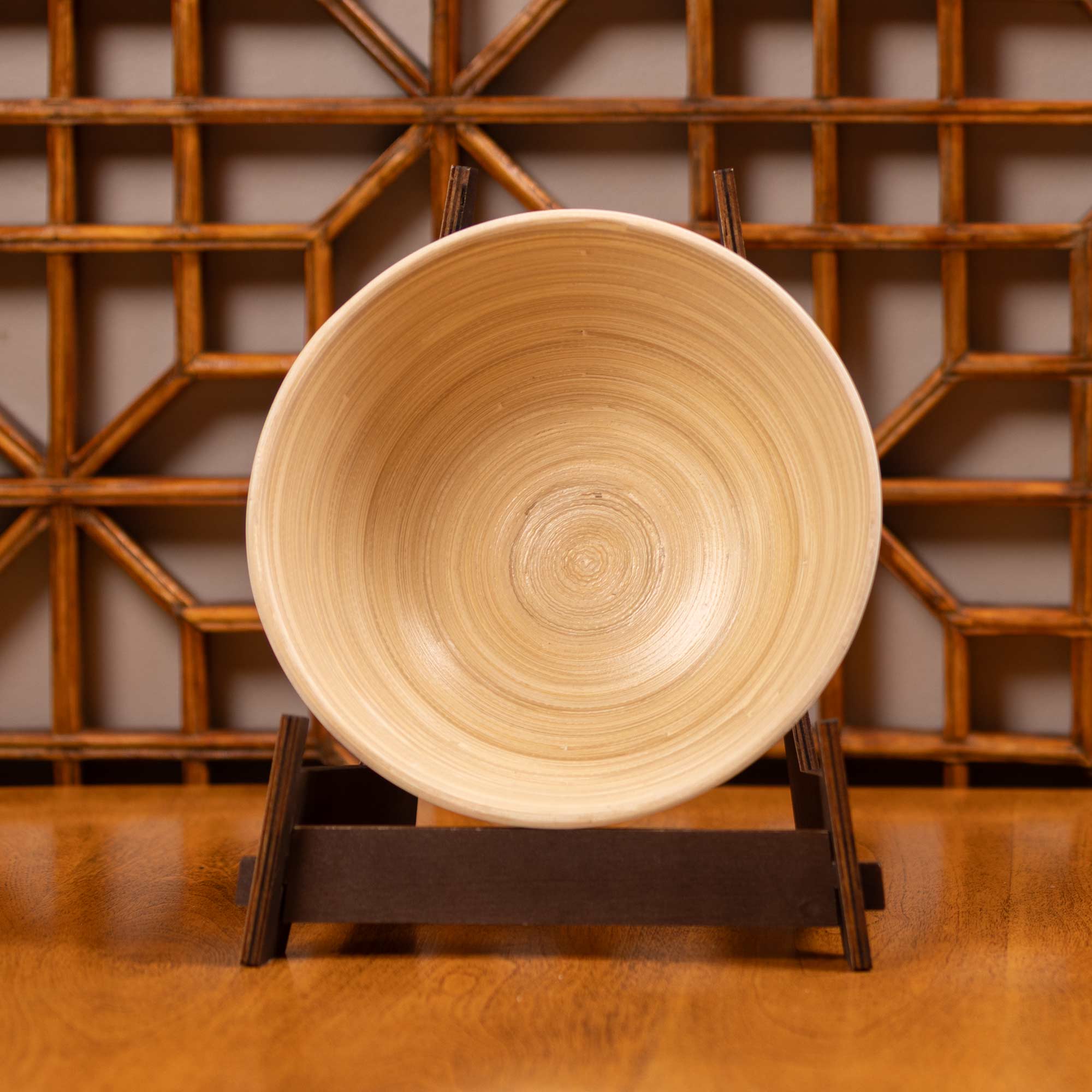 Lexa Bamboo Salad Bowl Set, 8 Inch - Image 17