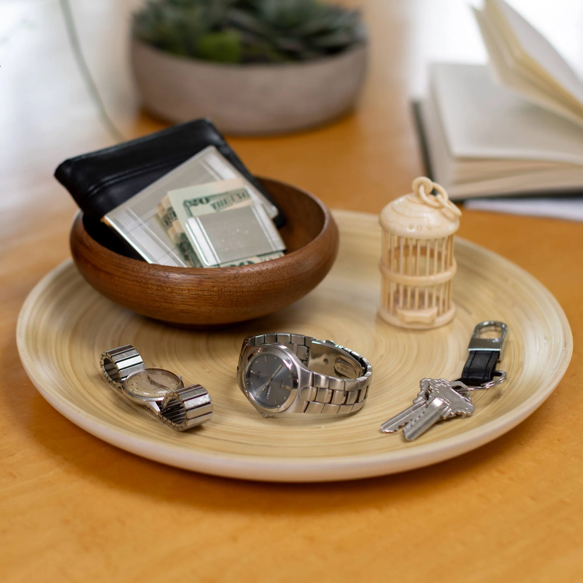 Lexa Bamboo Serving Plate Set, 12 Inch - Image 12