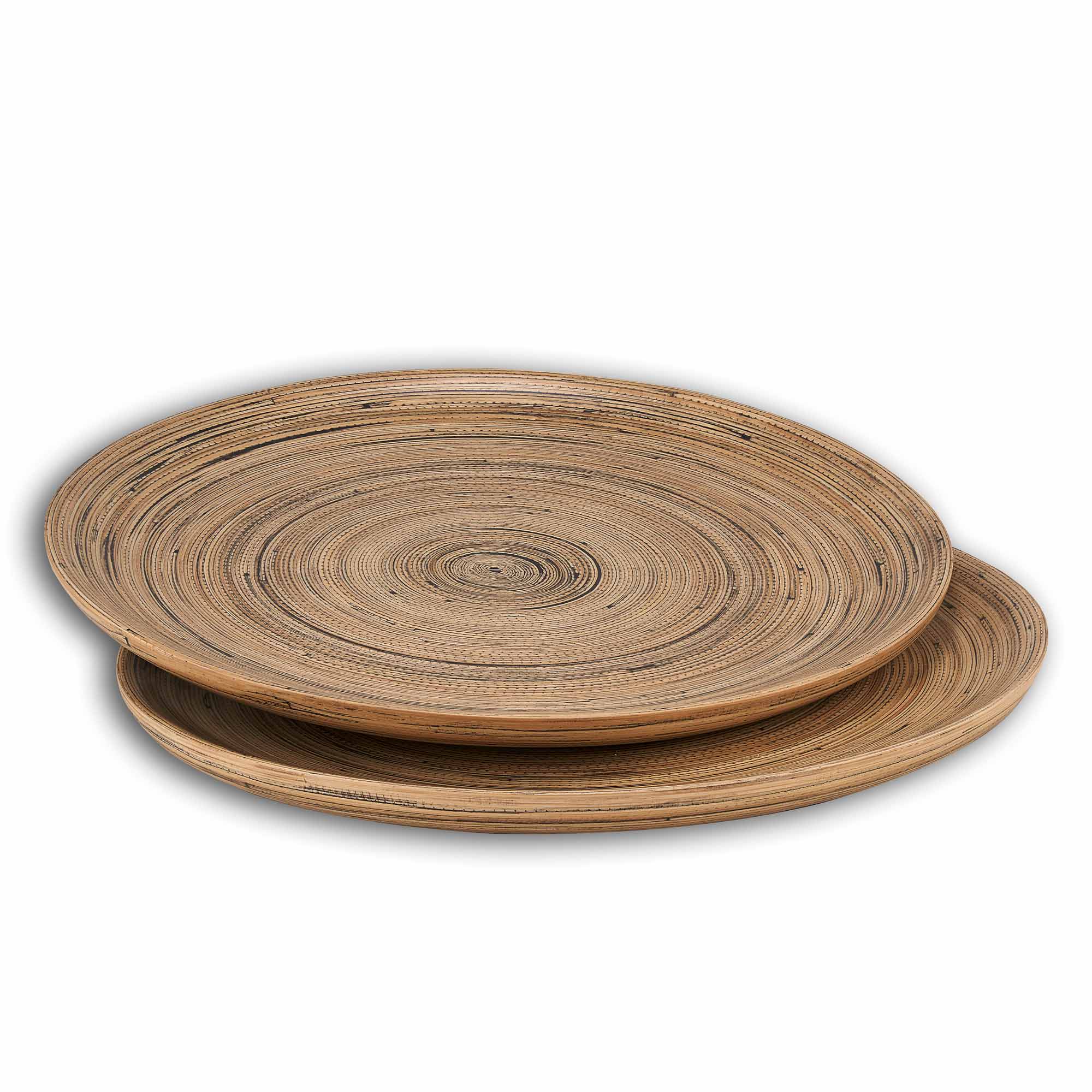 Lexa Bamboo Serving Plate Set, 12 Inch - Image 13