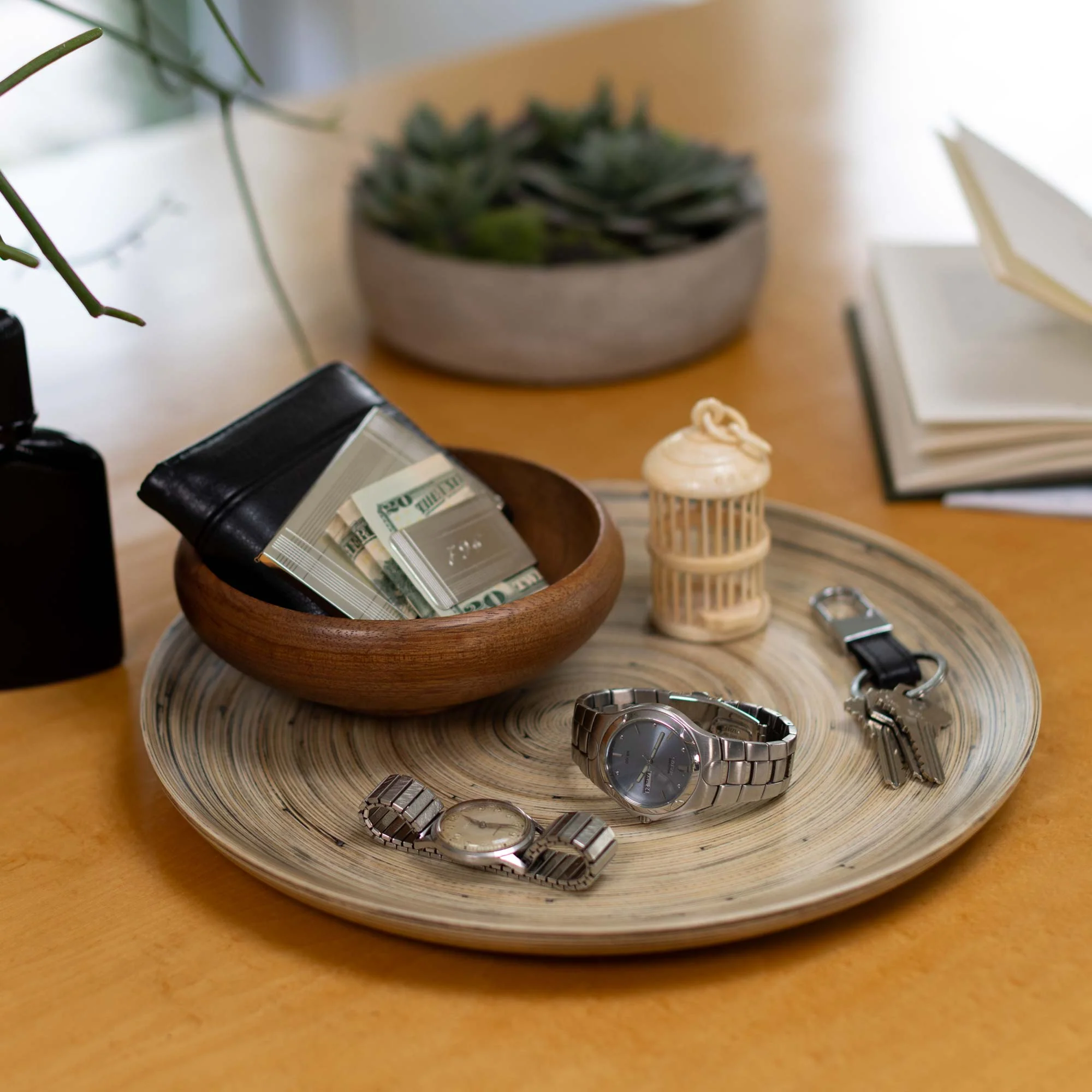 Lexa Bamboo Serving Plate Set, 12 Inch - Image 15