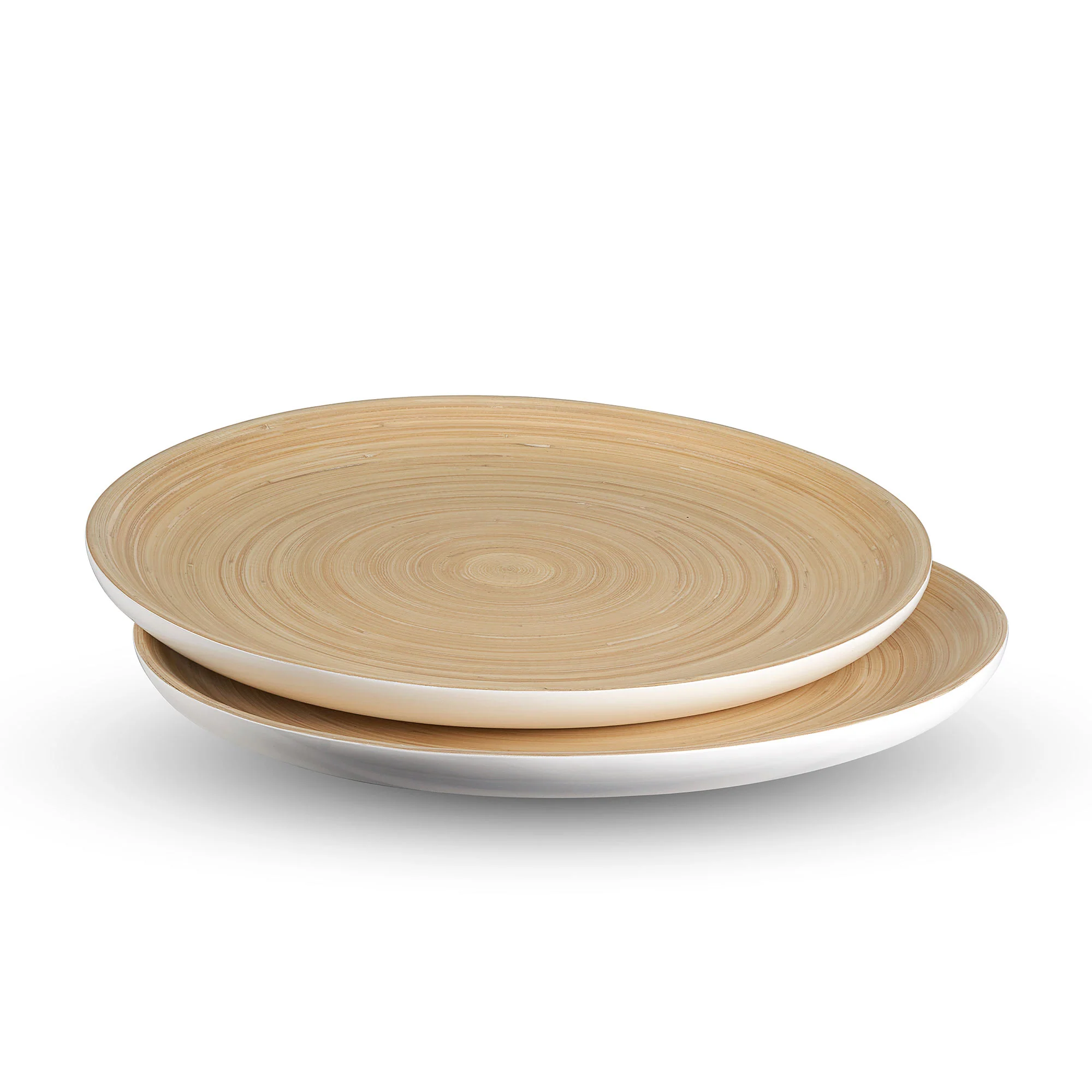 Lexa Bamboo Serving Plate Set, 12 Inch - Image 7