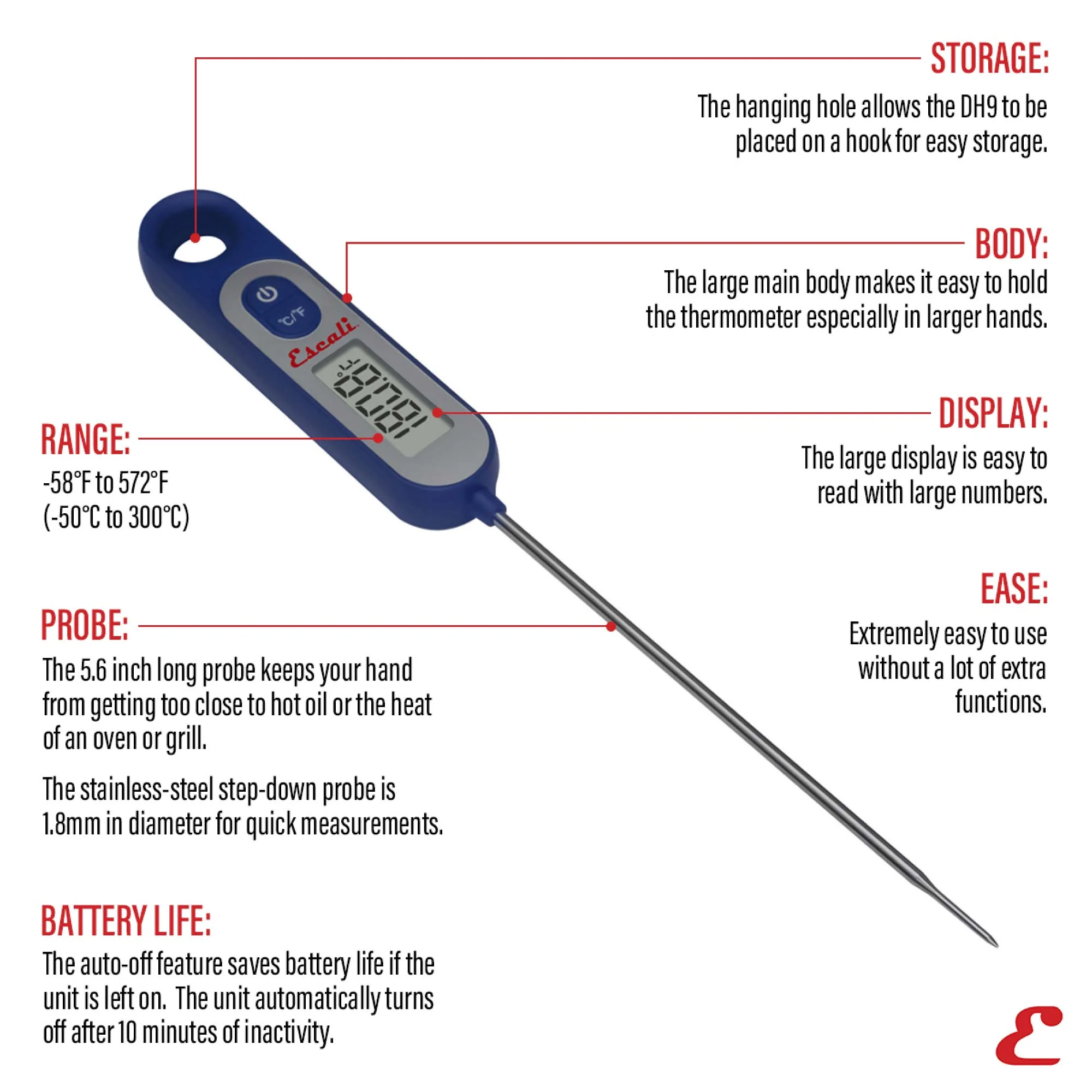 Long Stem Digital Thermometer - Image 6