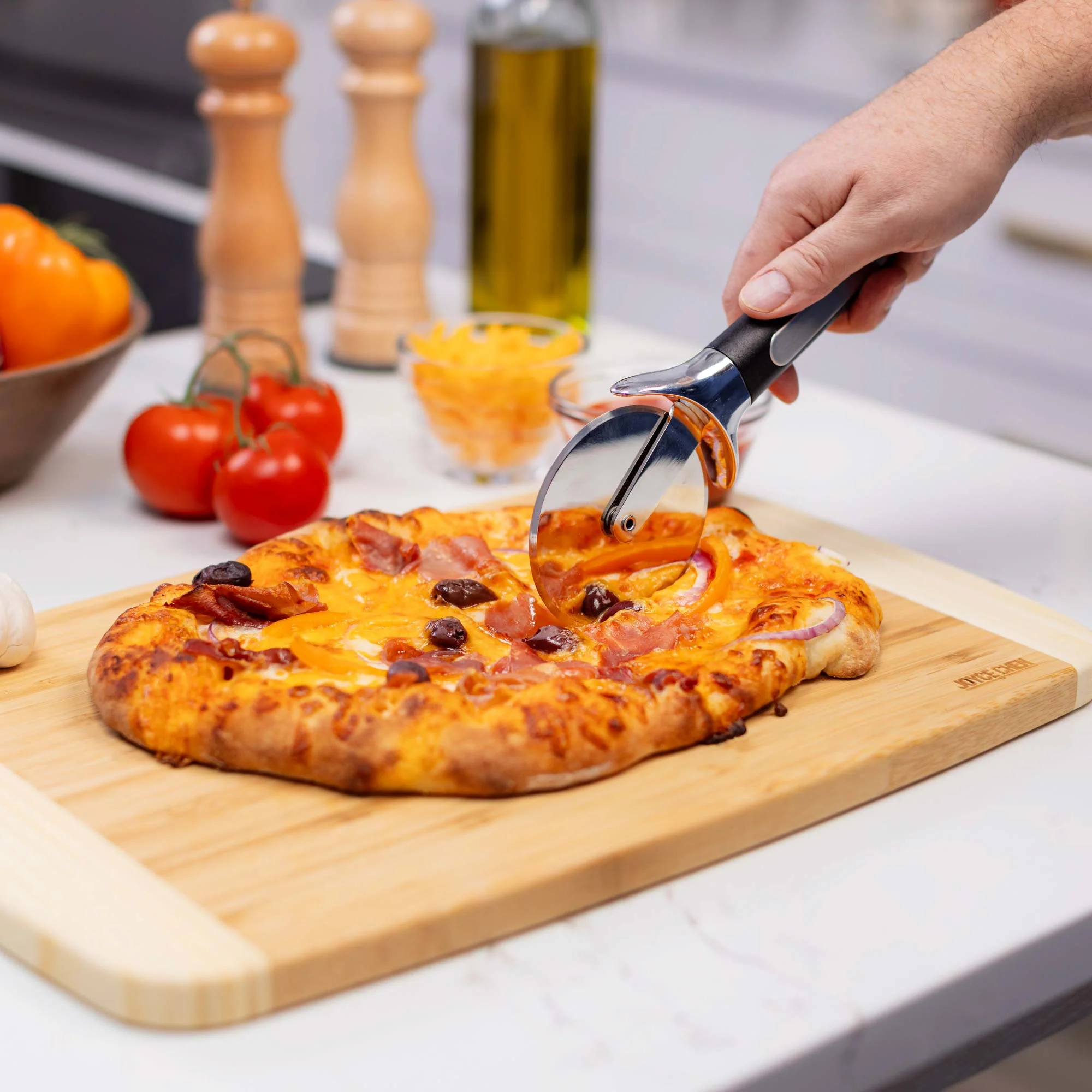 Premium Pizza Cutter, 3.5" Cutting Wheel - Image 5