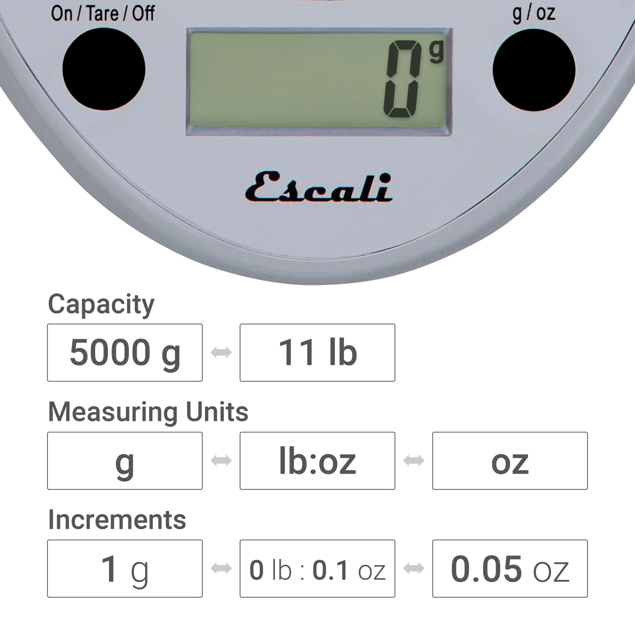 Primo Digital Scale - Chrome - Image 3