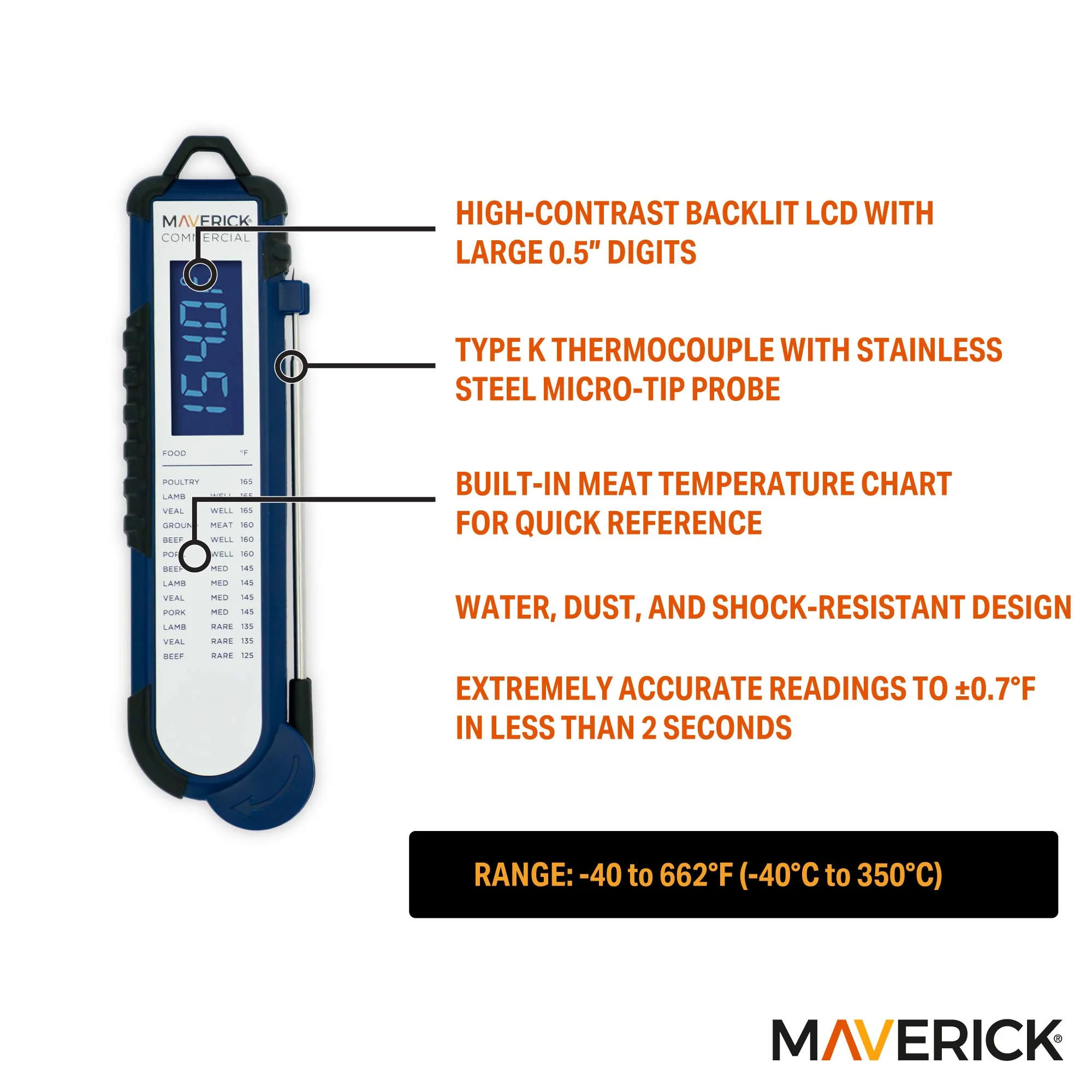 Pro-Temp Professional Thermocouple Thermometer - Image 7