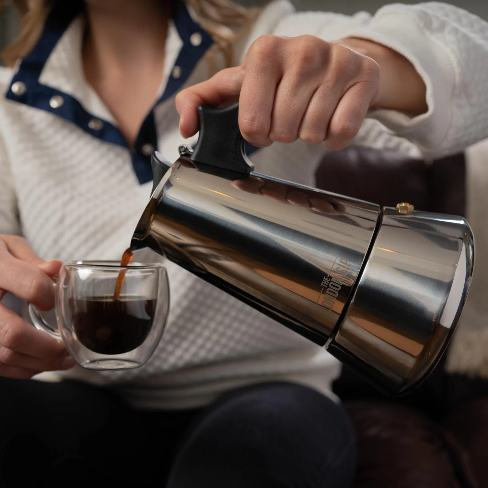 Stainless Steel Stovetop Espresso Coffee Maker - Image 13