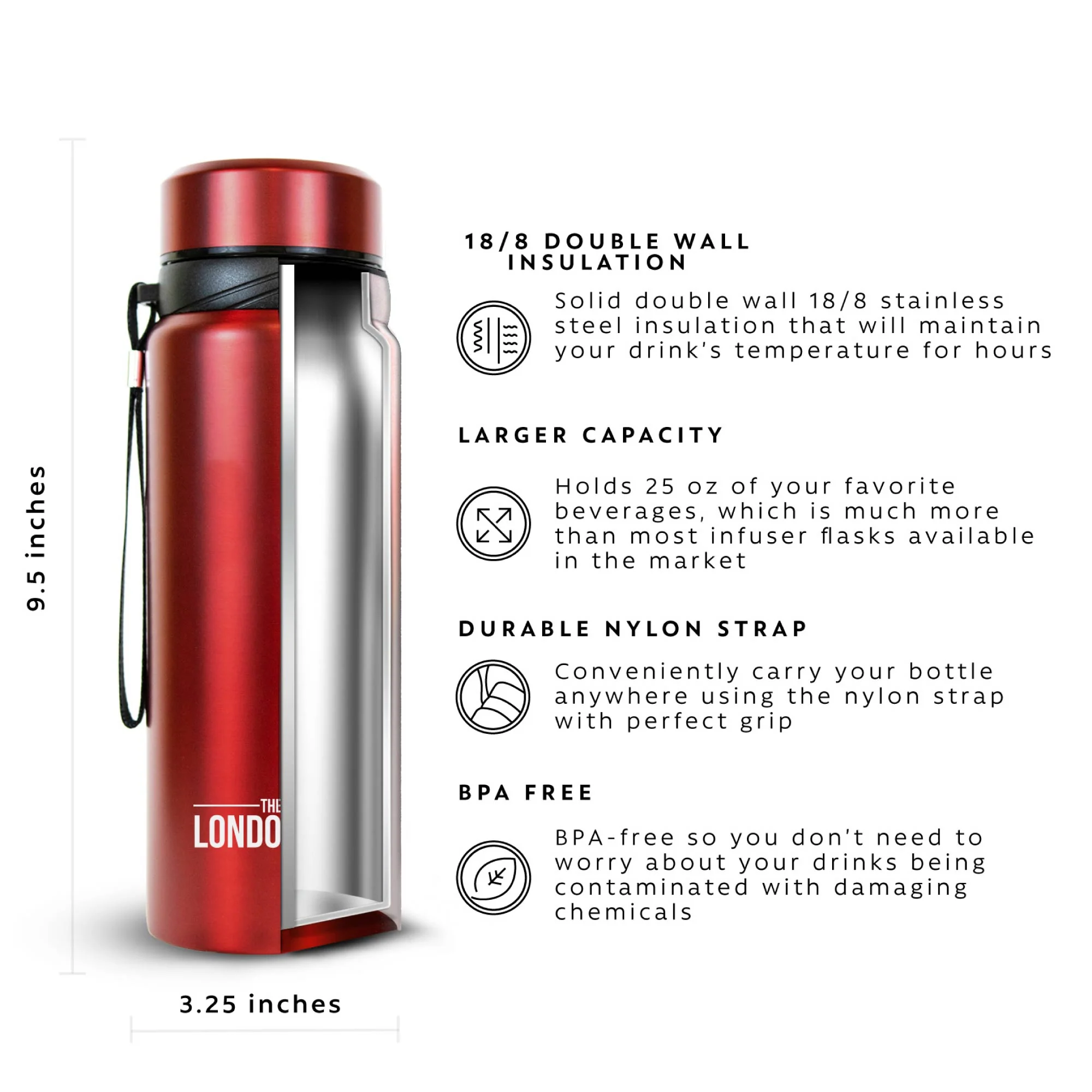 Tea Infuser Bottle - 25 Ounce - Image 19