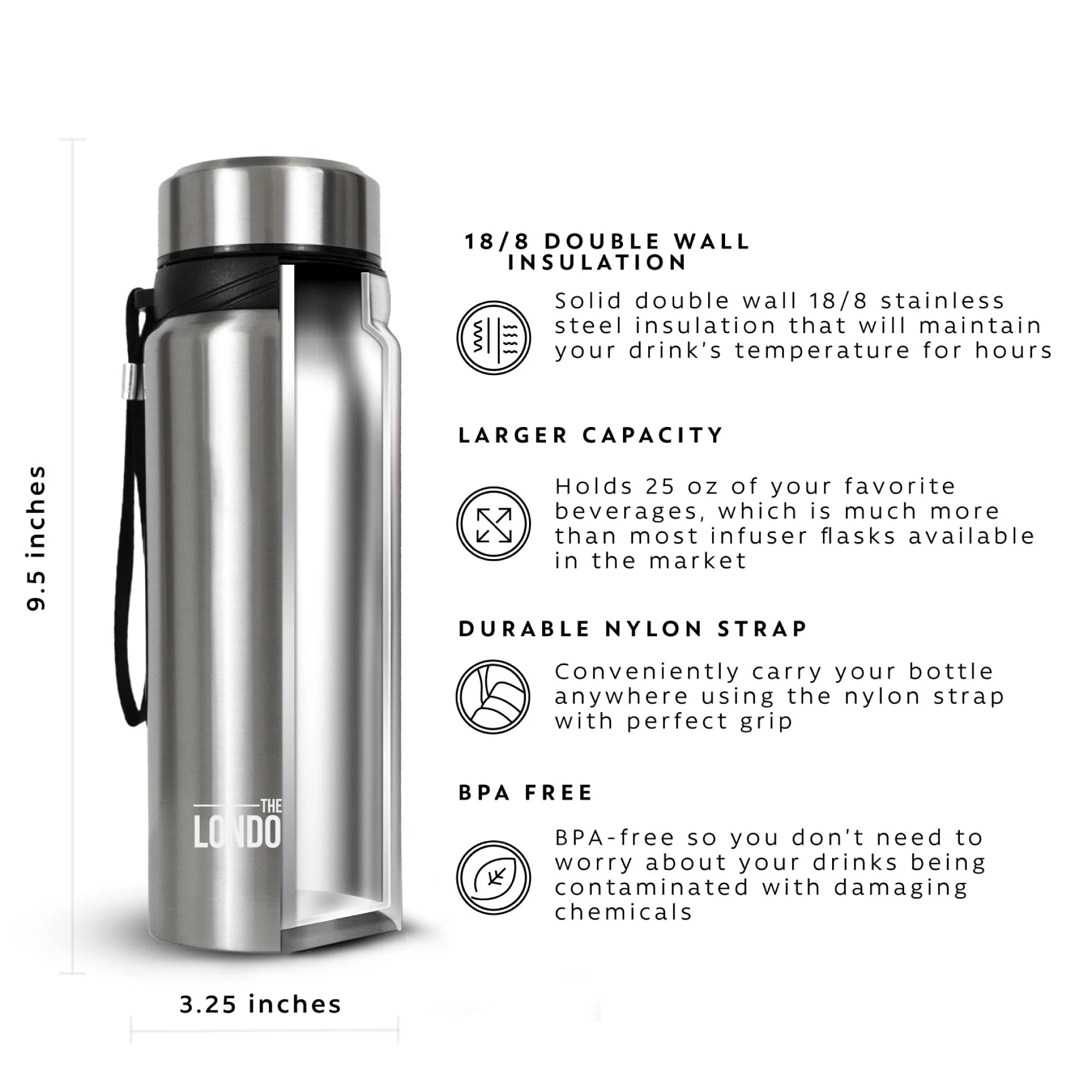 Tea Infuser Bottle - 25 Ounce - Image 24