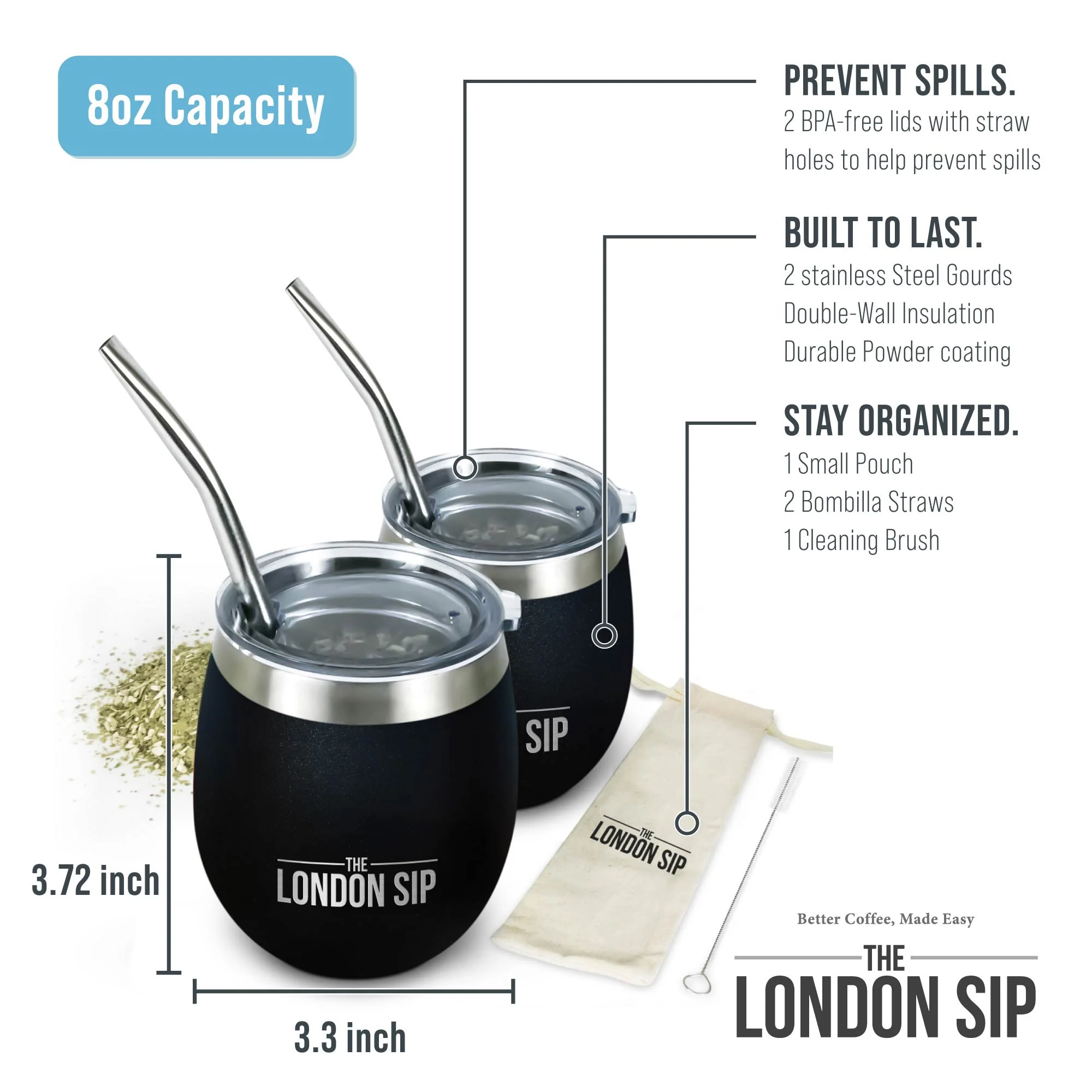 Yerba Mate Cup Set - Image 2